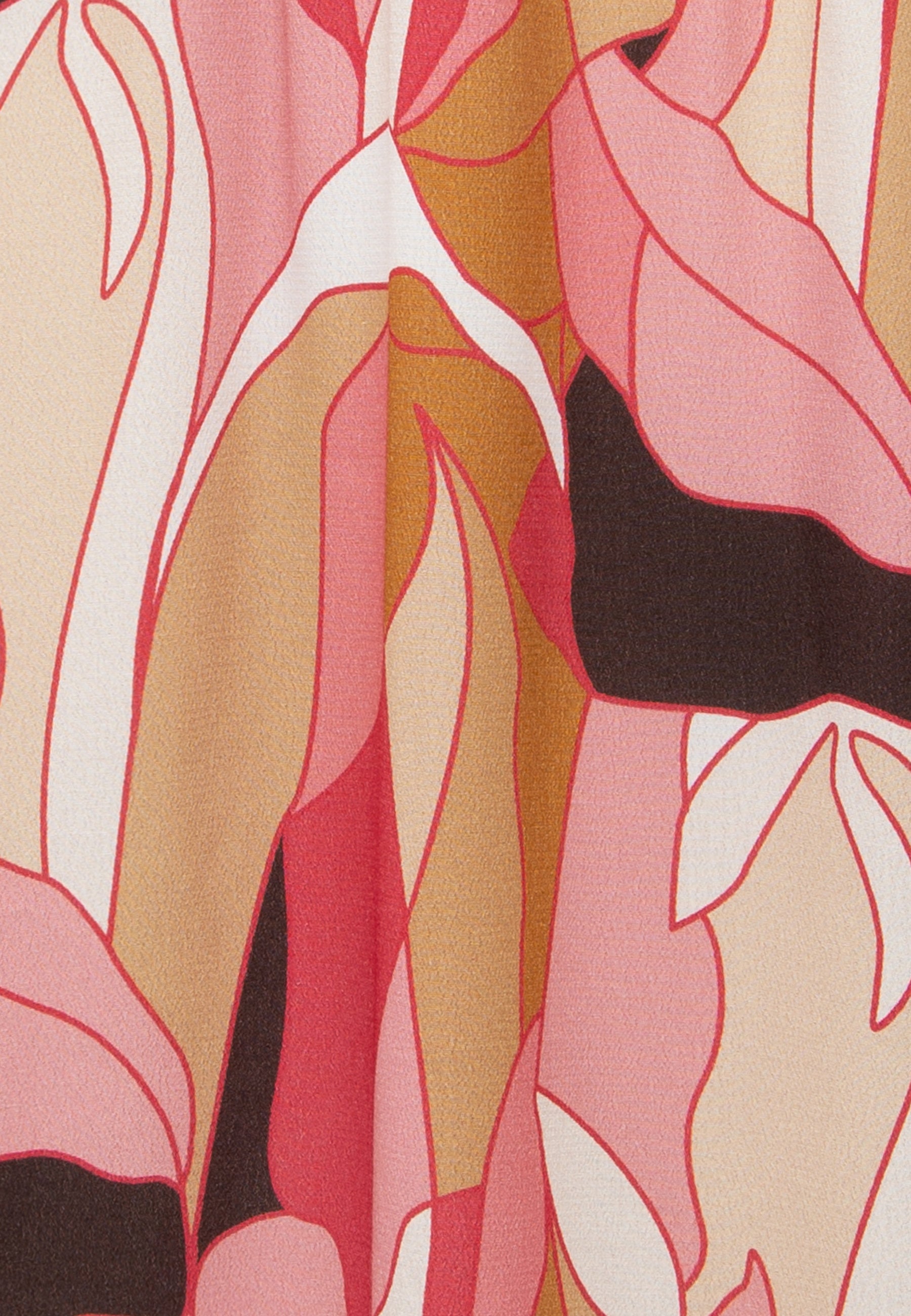 Woven Skirt in Retro Pink Print Röcke Mavi