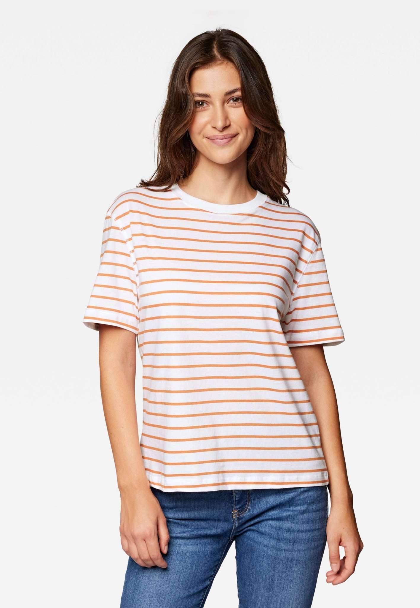 Stripe T-Shirt in Autumn Leaf T-Shirts Mavi   
