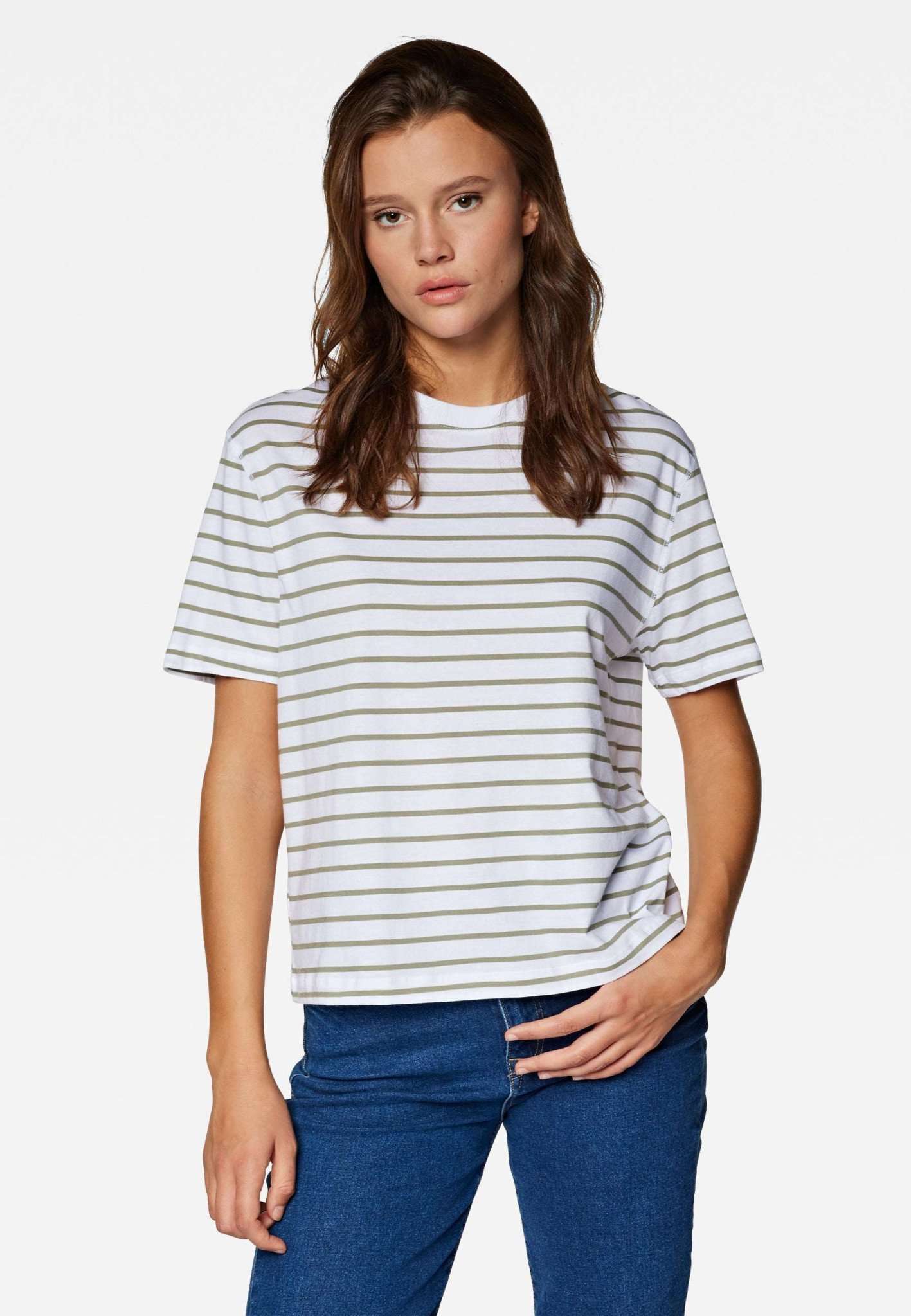 Stripe T-Shirt in Mermaid T-Shirts Mavi   