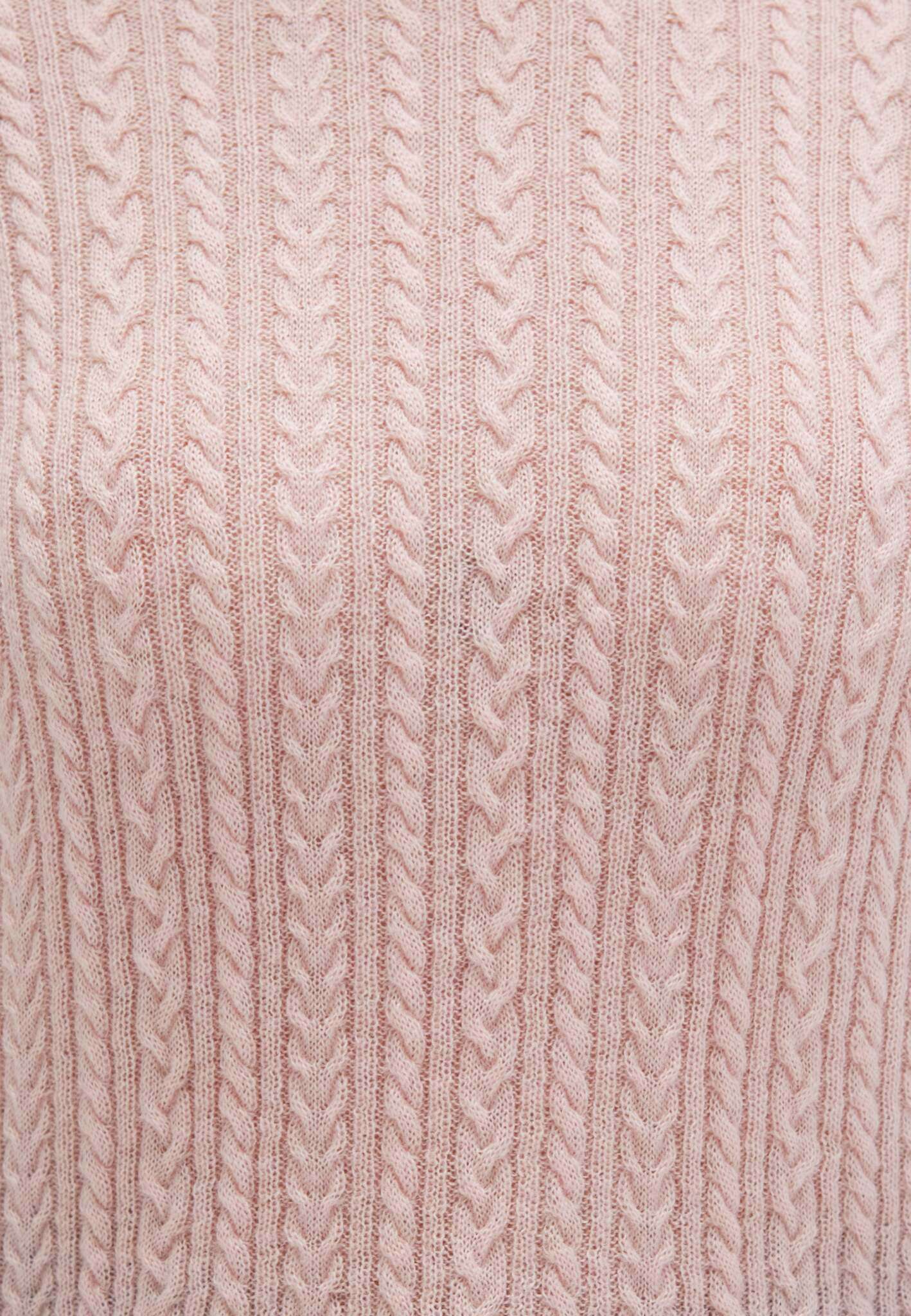 Short Sleeve Tricot in Lotus Melange Pullover Mavi