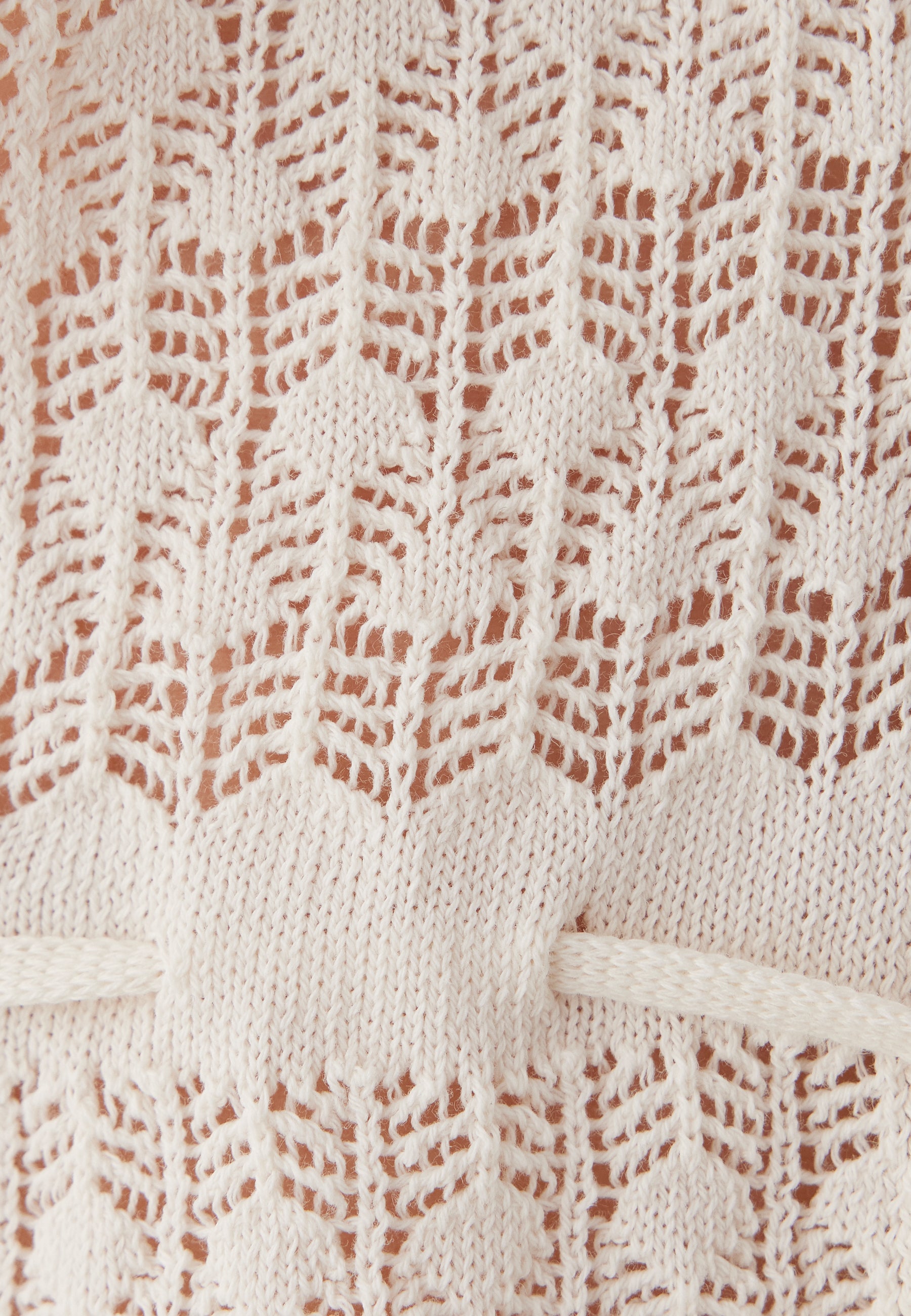 Short Sleeve Cardigan in Antique White Pullover Mavi