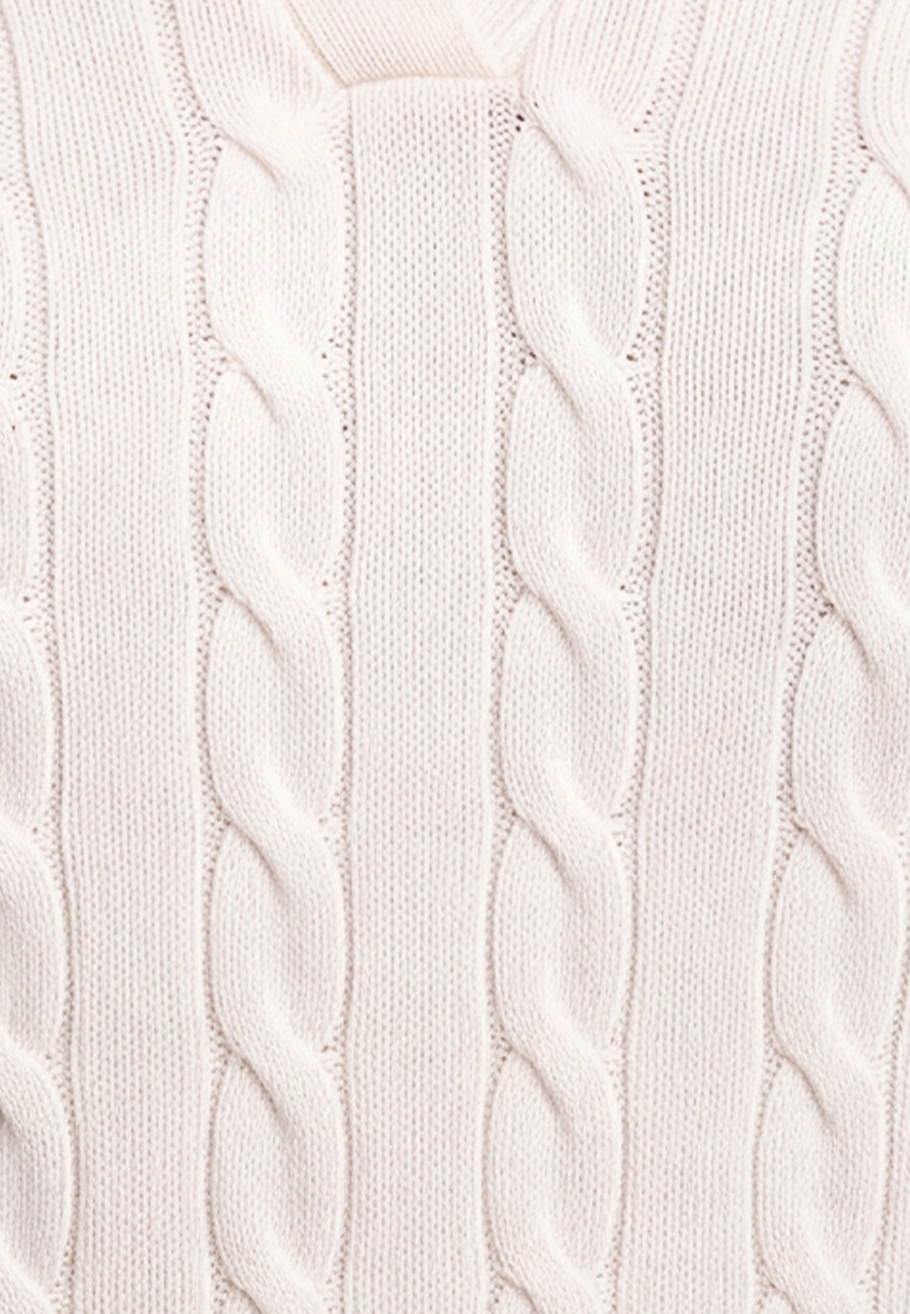 Pullover Polo in Antique White