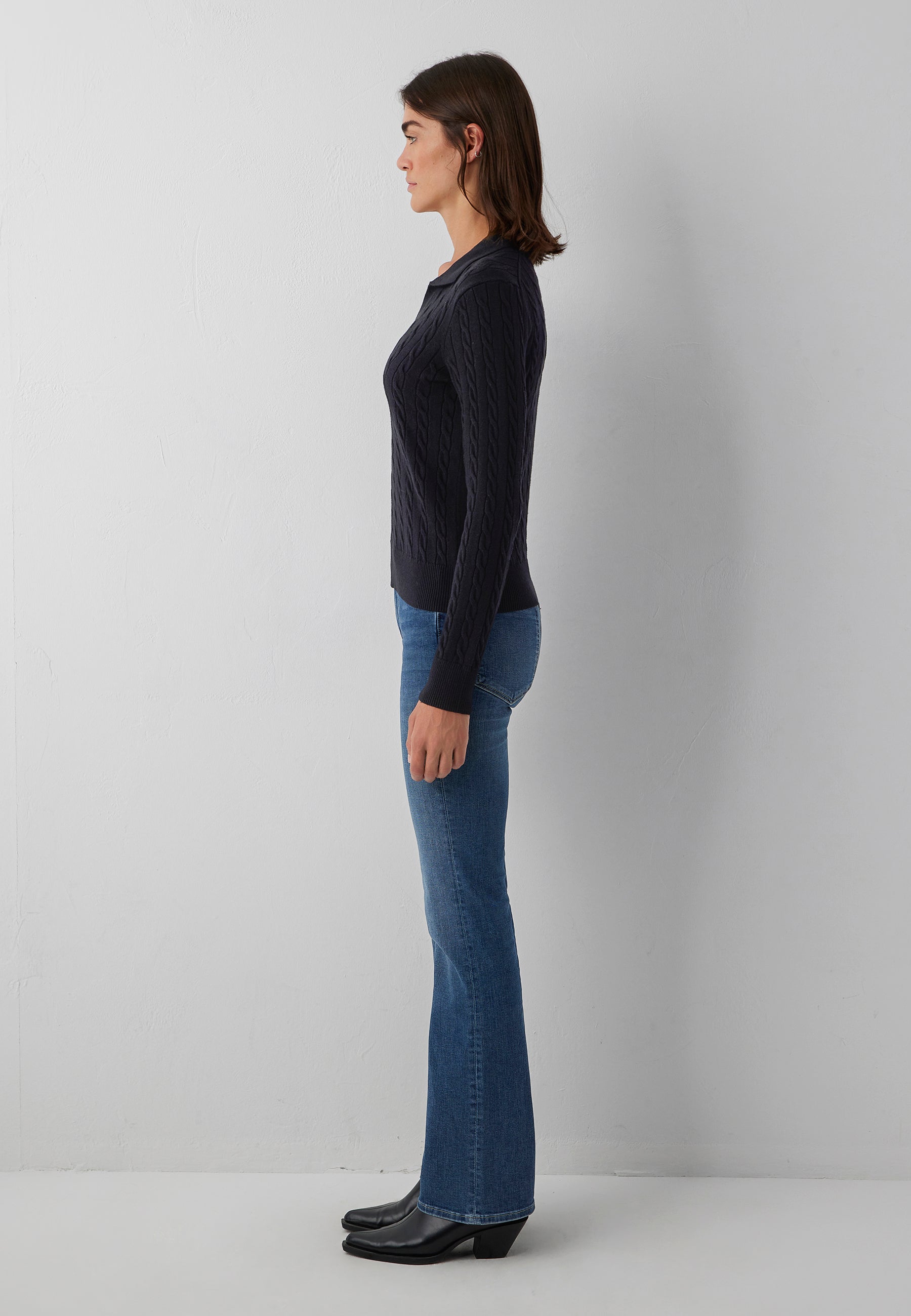Pullover Polo in Black Pullover Mavi