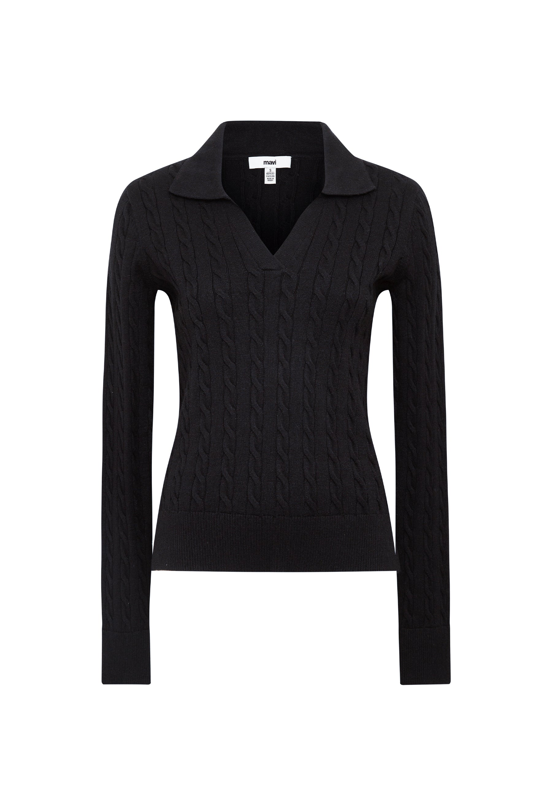 Pullover Polo in Black Pullover Mavi