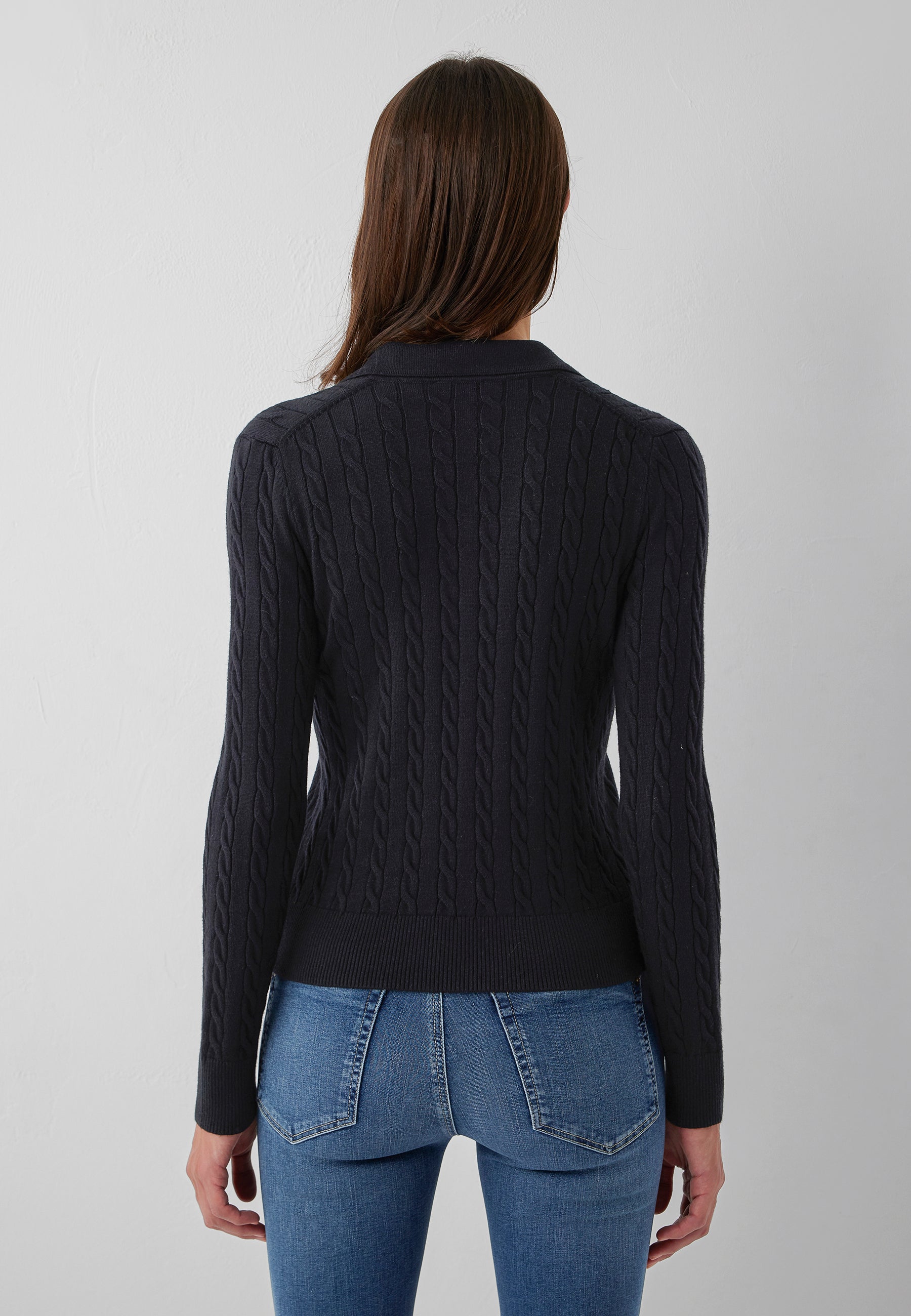 Pullover Polo in Black Pullover Mavi