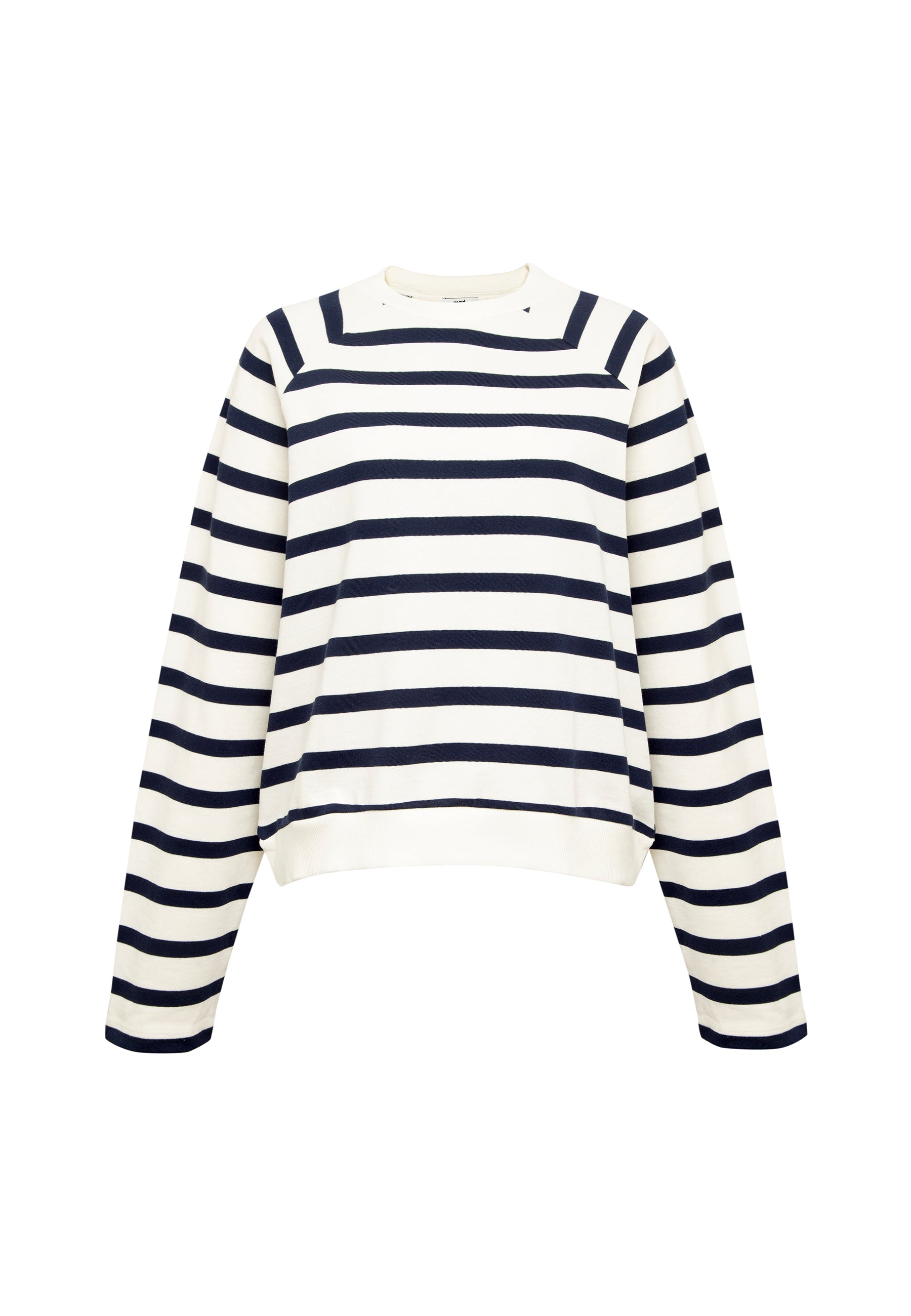 Crew Neck Sweatshirt in Black Iris Sweatshirts Mavi