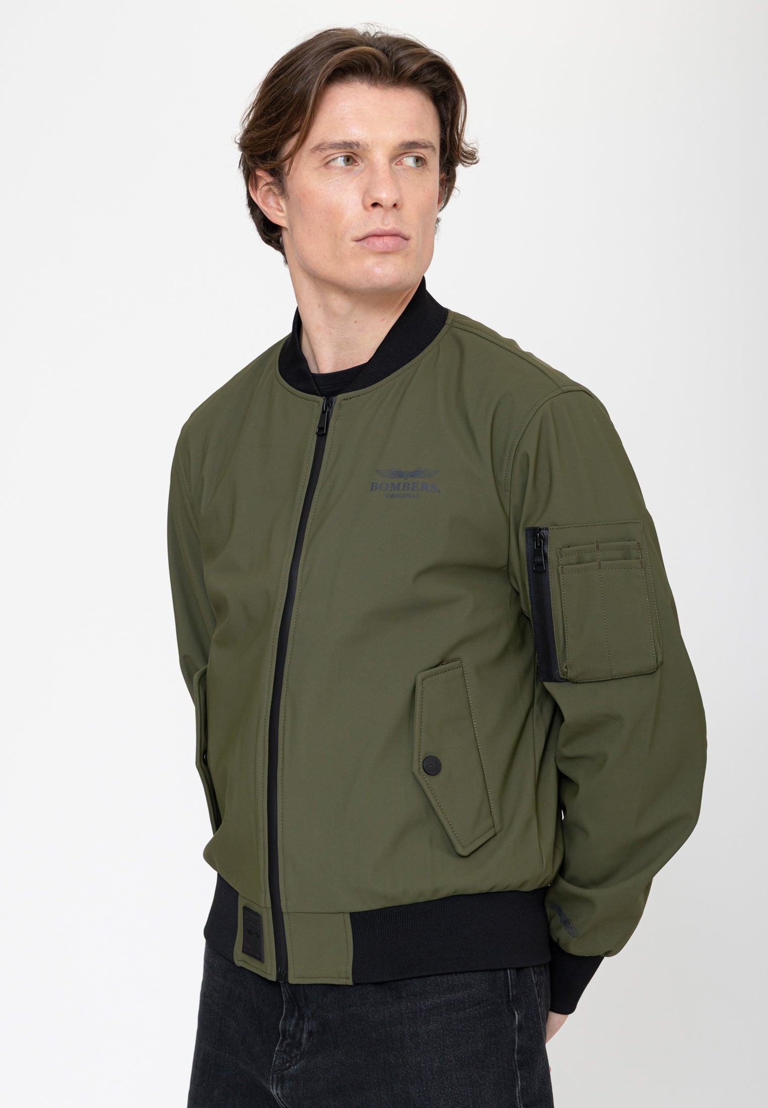 MA Light-M Bomberjacke in Kaki Jacken Bombers Original