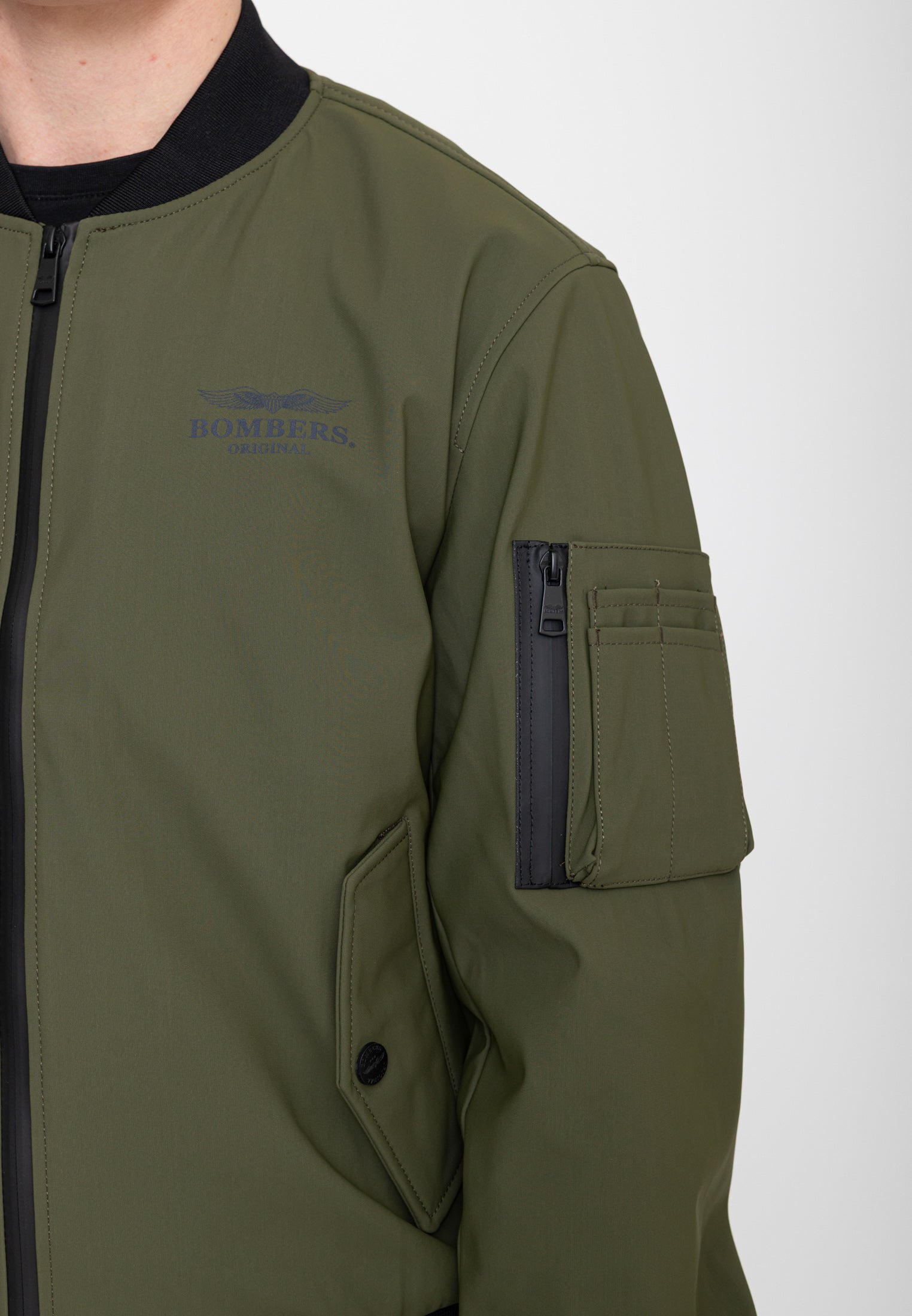 MA Light-M Bomberjacke in Kaki Jacken Bombers Original