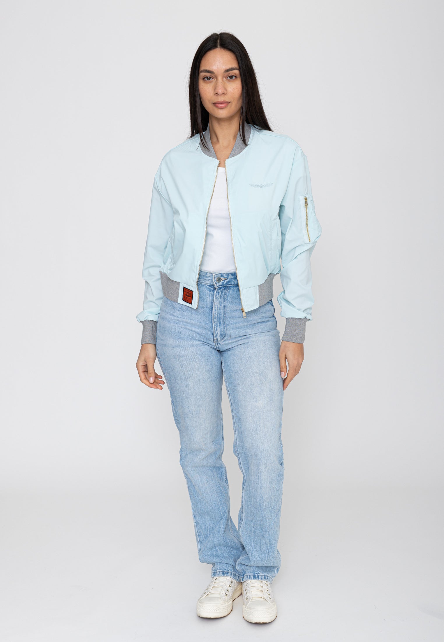 MA Light-W Bomberjacke in L.Blue Jacken Bombers Original