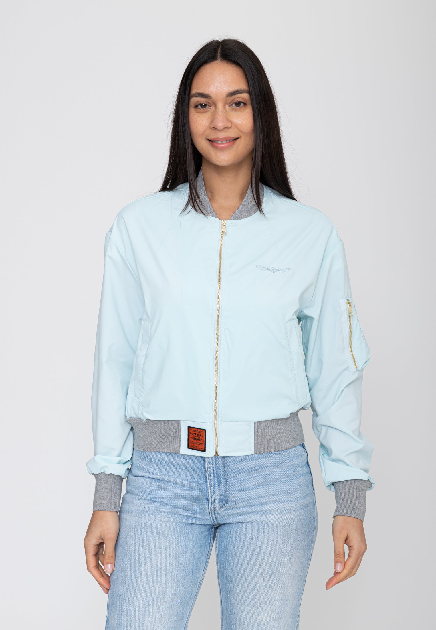 MA Light-W Bomberjacke in L.Blue Jacken Bombers Original