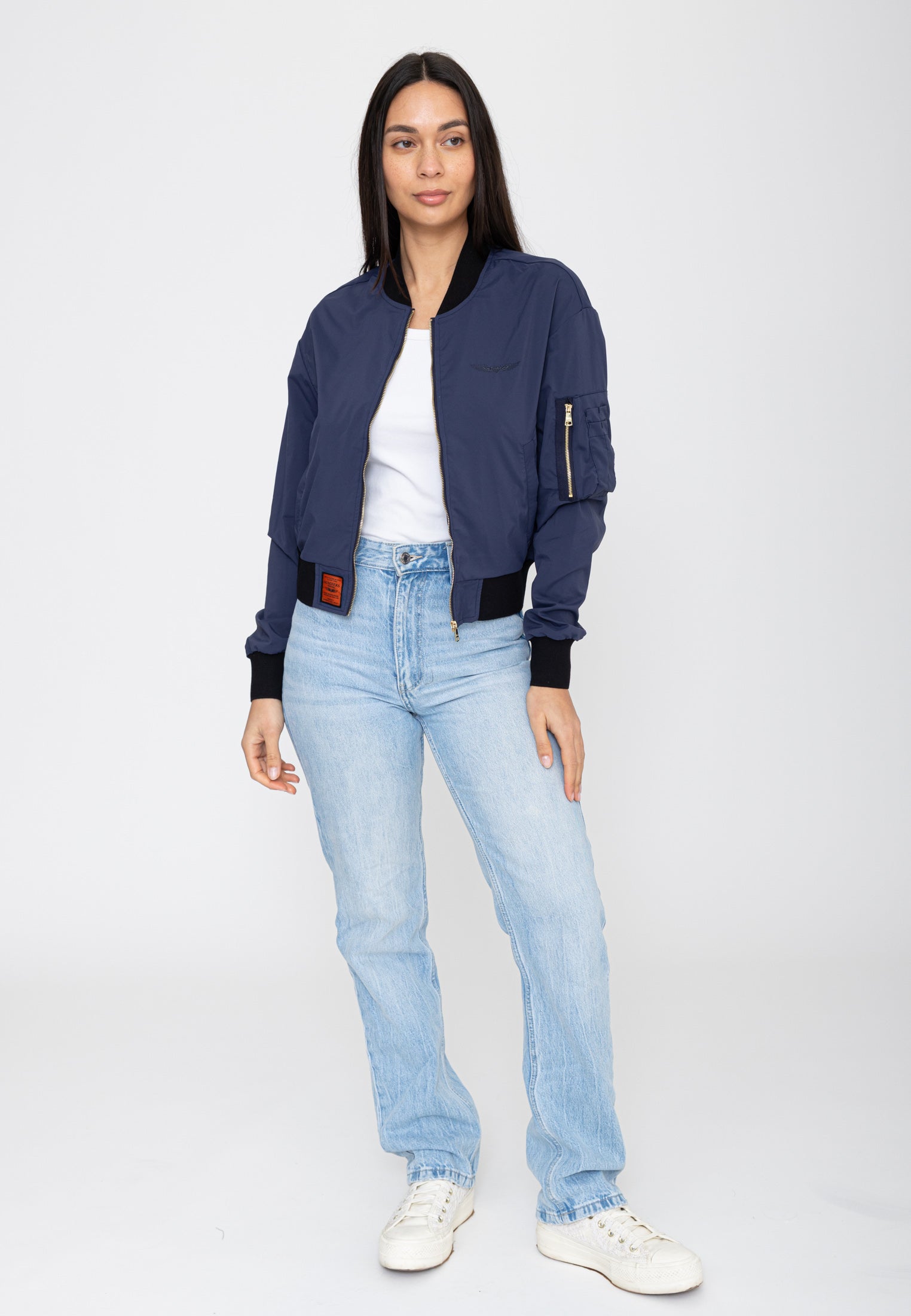 MA Light-W Bomberjacke in Navy Jacken Bombers Original