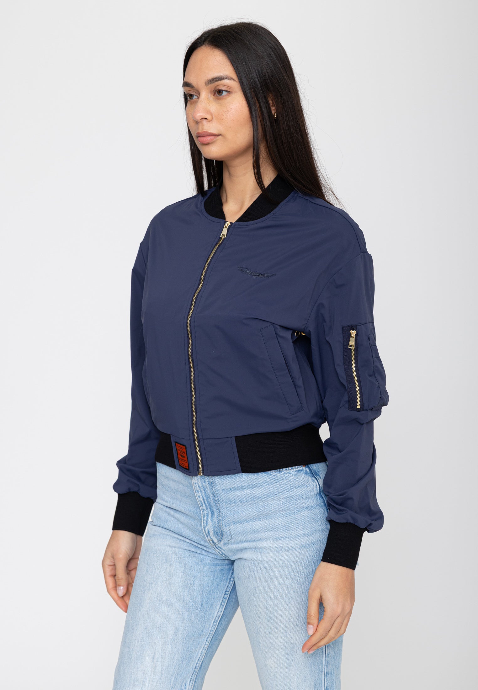 MA Light-W Bomberjacke in Navy Jacken Bombers Original