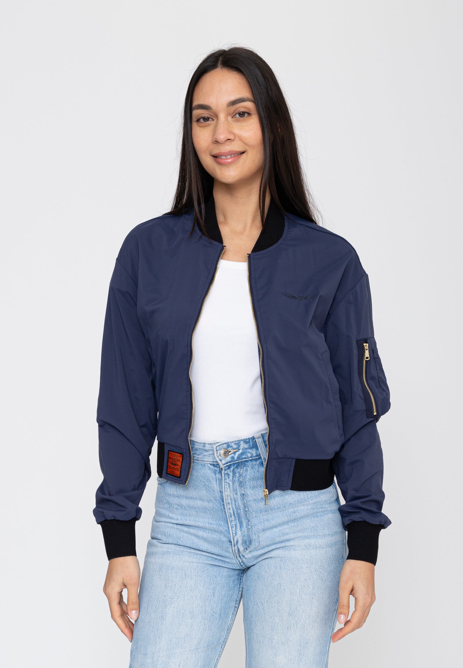 MA Light-W Bomberjacke in Navy Jacken Bombers Original