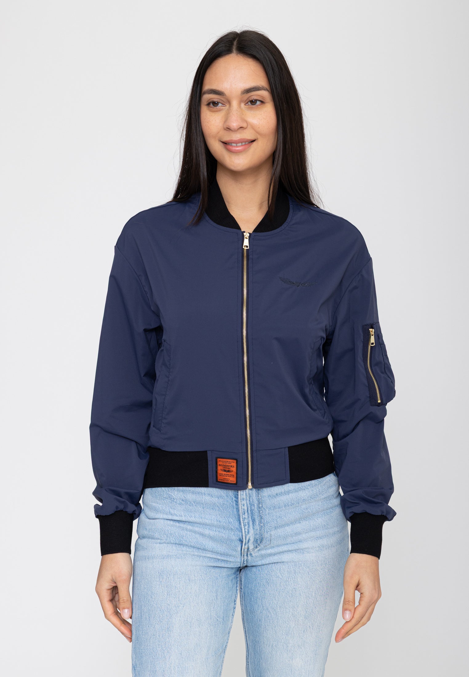 MA Light-W Bomberjacke in Navy Jacken Bombers Original