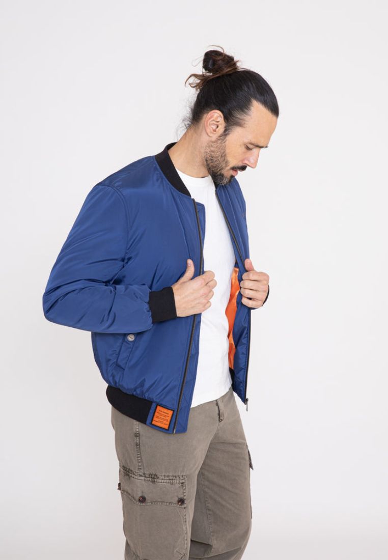 Max M Bomberjacke in Indigo Jacken Bombers Original   