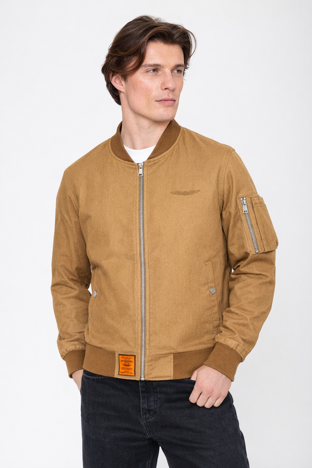 Millem-M Bomberjacke in Camel Jacken Bombers Original