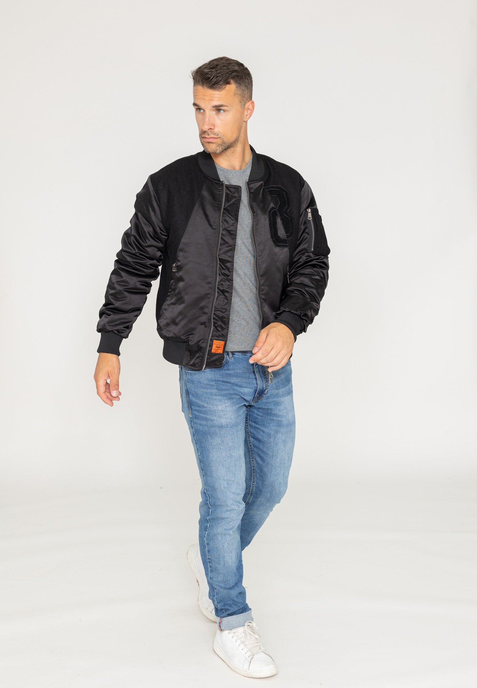 Nabari U Bomberjacke in Black Jacken Bombers Original   