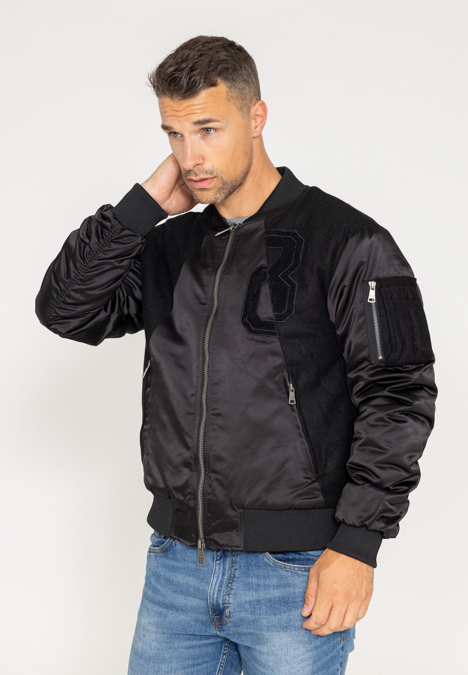 Nabari U Bomberjacke in Black Jacken Bombers Original   