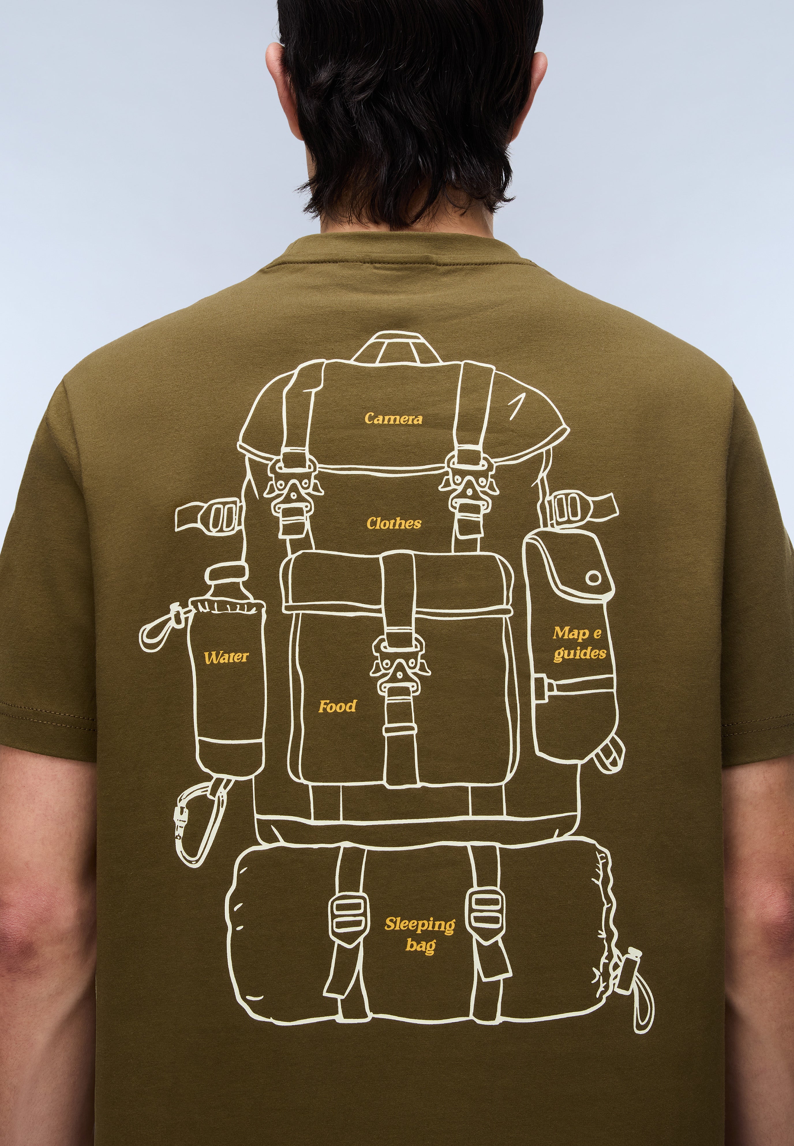 T-Shirt S-FLINT SS in Dark Olive T-Shirts Napapijri