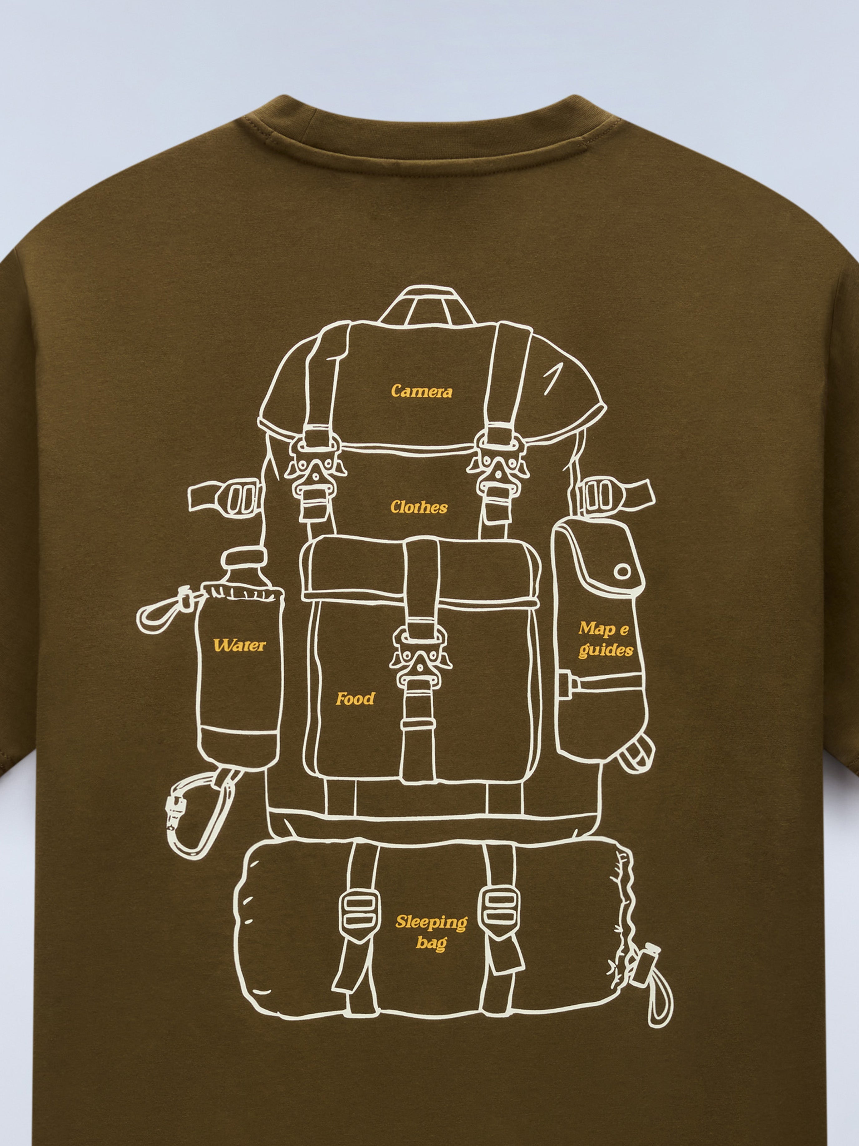 T-Shirt S-FLINT SS in Dark Olive T-Shirts Napapijri