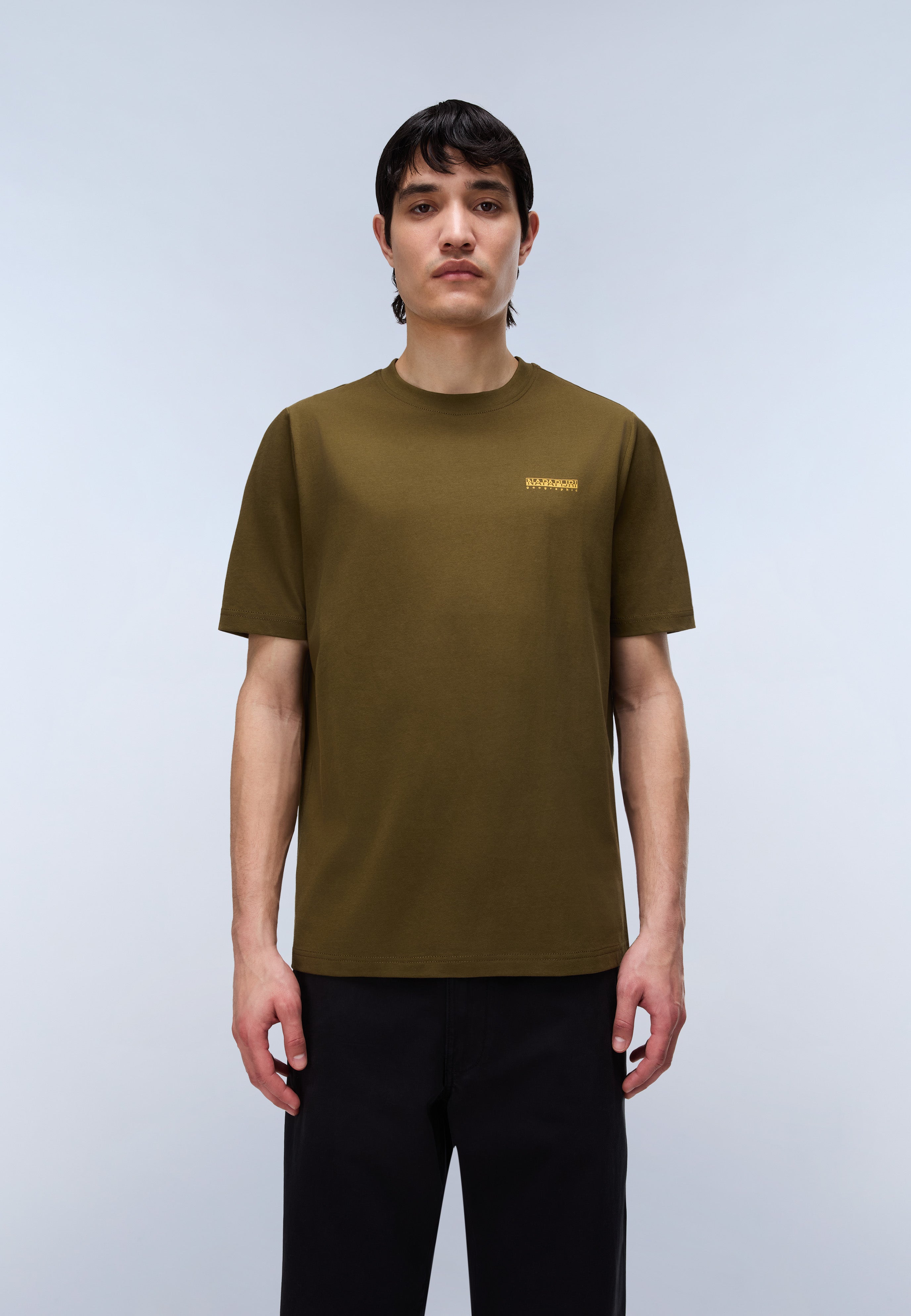T-Shirt S-FLINT SS in Dark Olive T-Shirts Napapijri