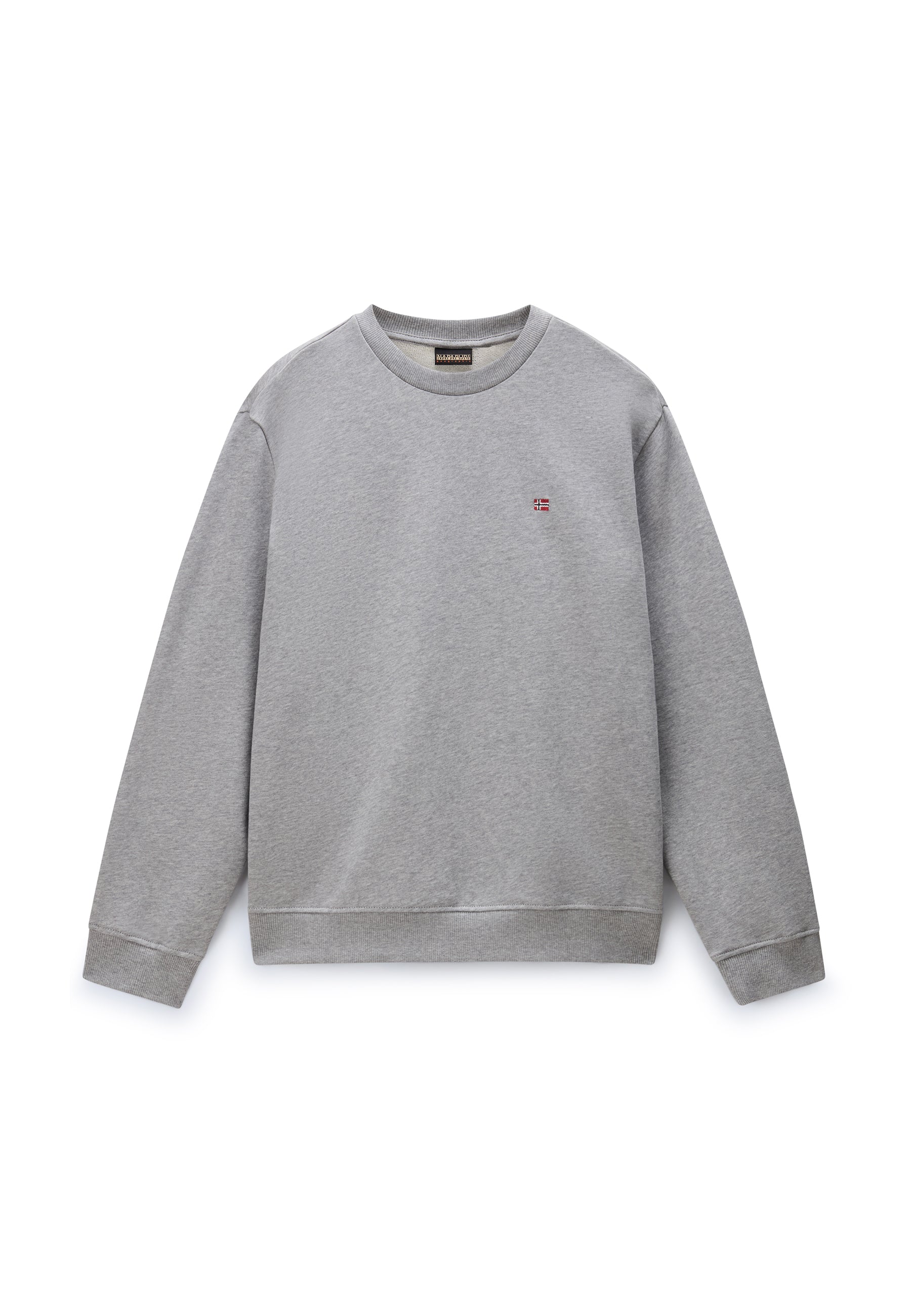 Sweatshirt BALIS CREW SUM 2 in Medium Grey Melange Sweatshirts Napapijri