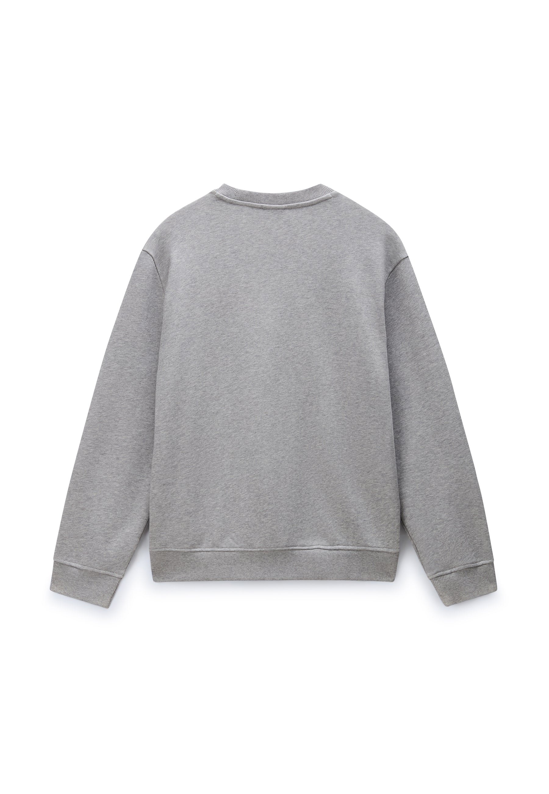 Sweatshirt BALIS CREW SUM 2 in Medium Grey Melange Sweatshirts Napapijri