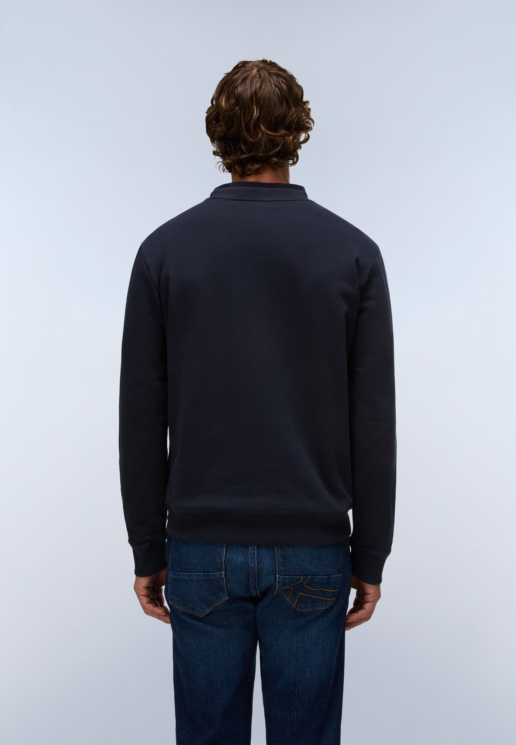Sweatshirt BALIS CREW SUM 2 in Blu Marine Sweatshirts Napapijri