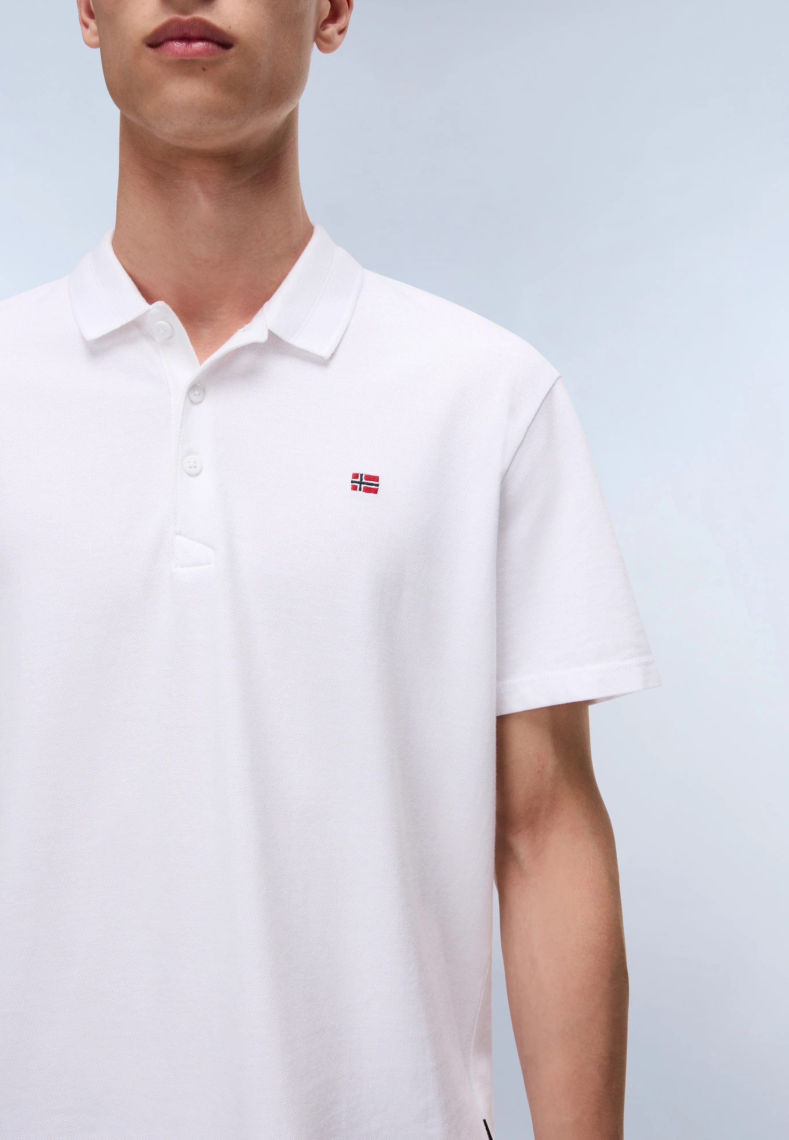 Polo EALIS SS in Bright White T-Shirts Napapijri