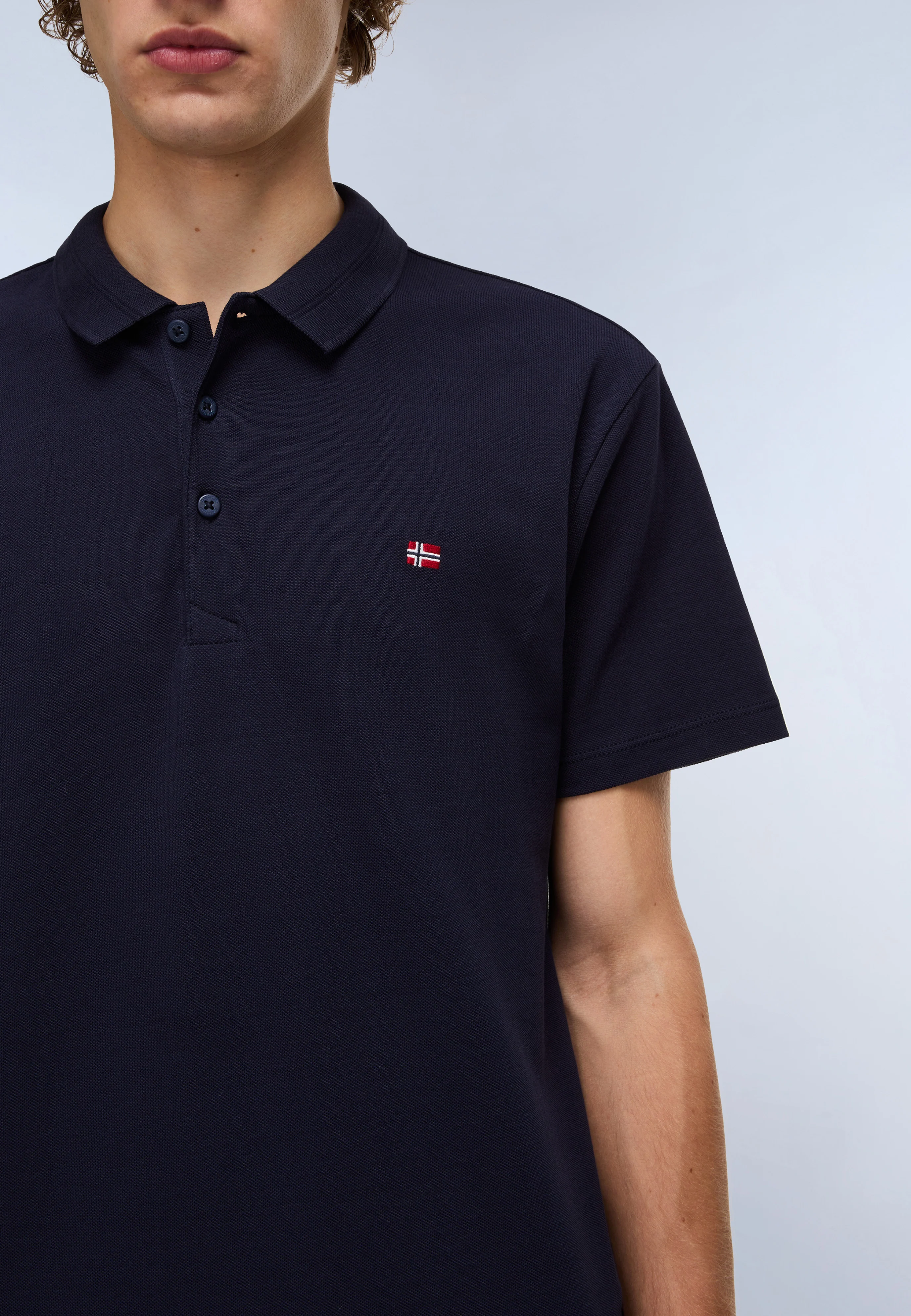 Polo EALIS SS in Blu Marine T-Shirts Napapijri