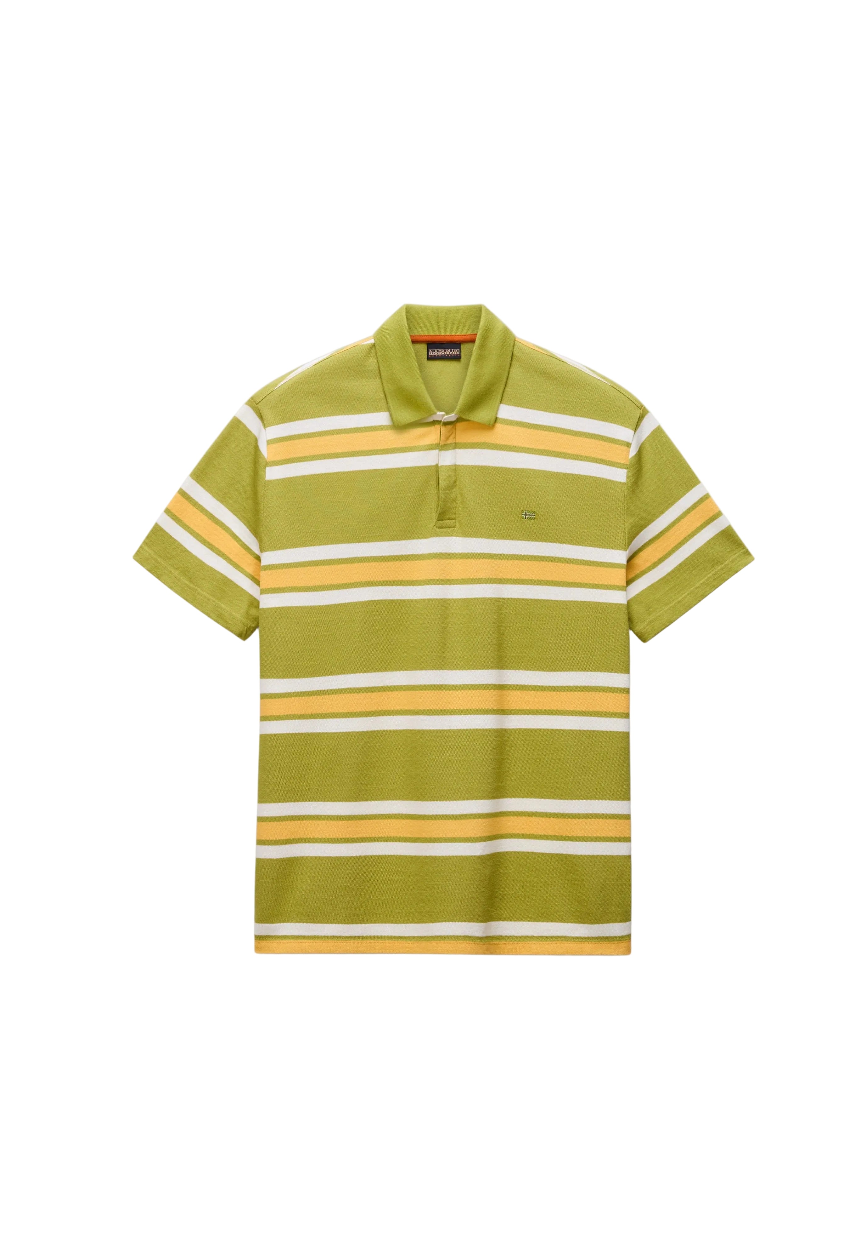 Polo E-HIKARI SS in Stripe Green T-Shirts Napapijri