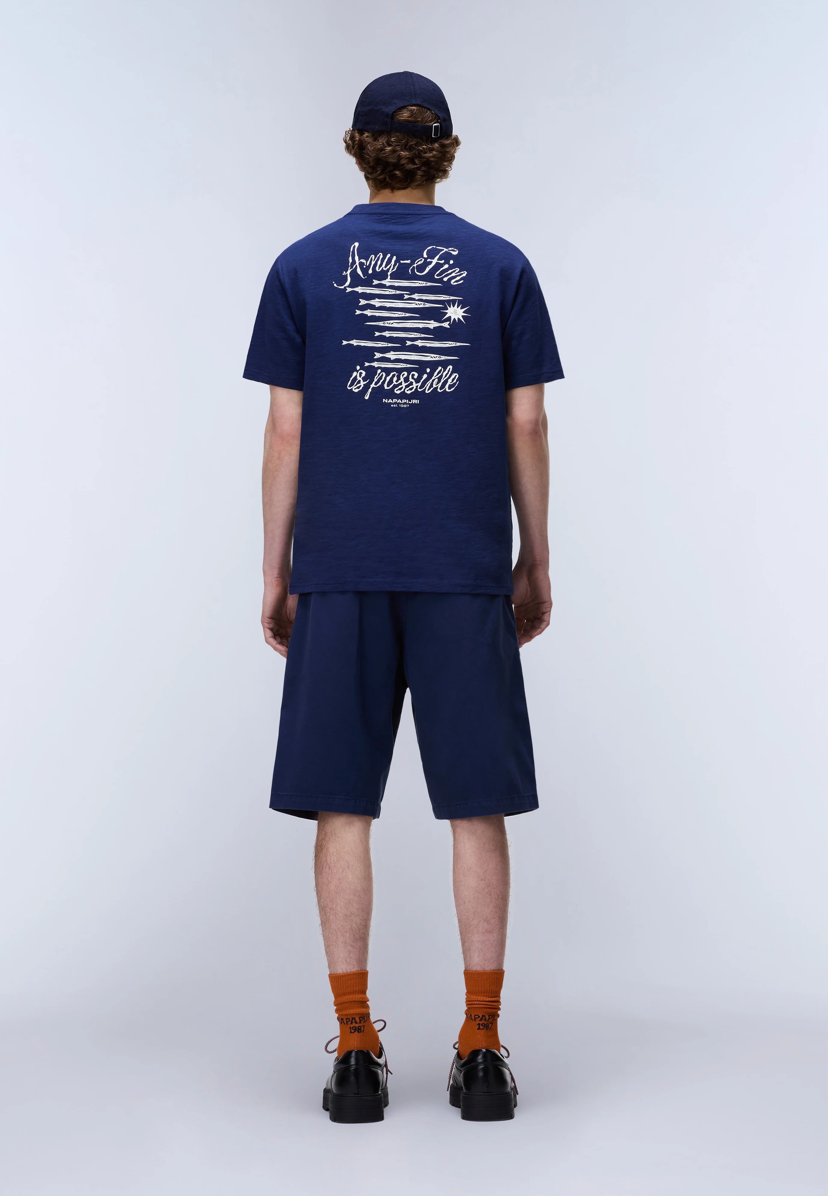 T-Shirt S-ELIOR SS in Naval Acade T-Shirts Napapijri