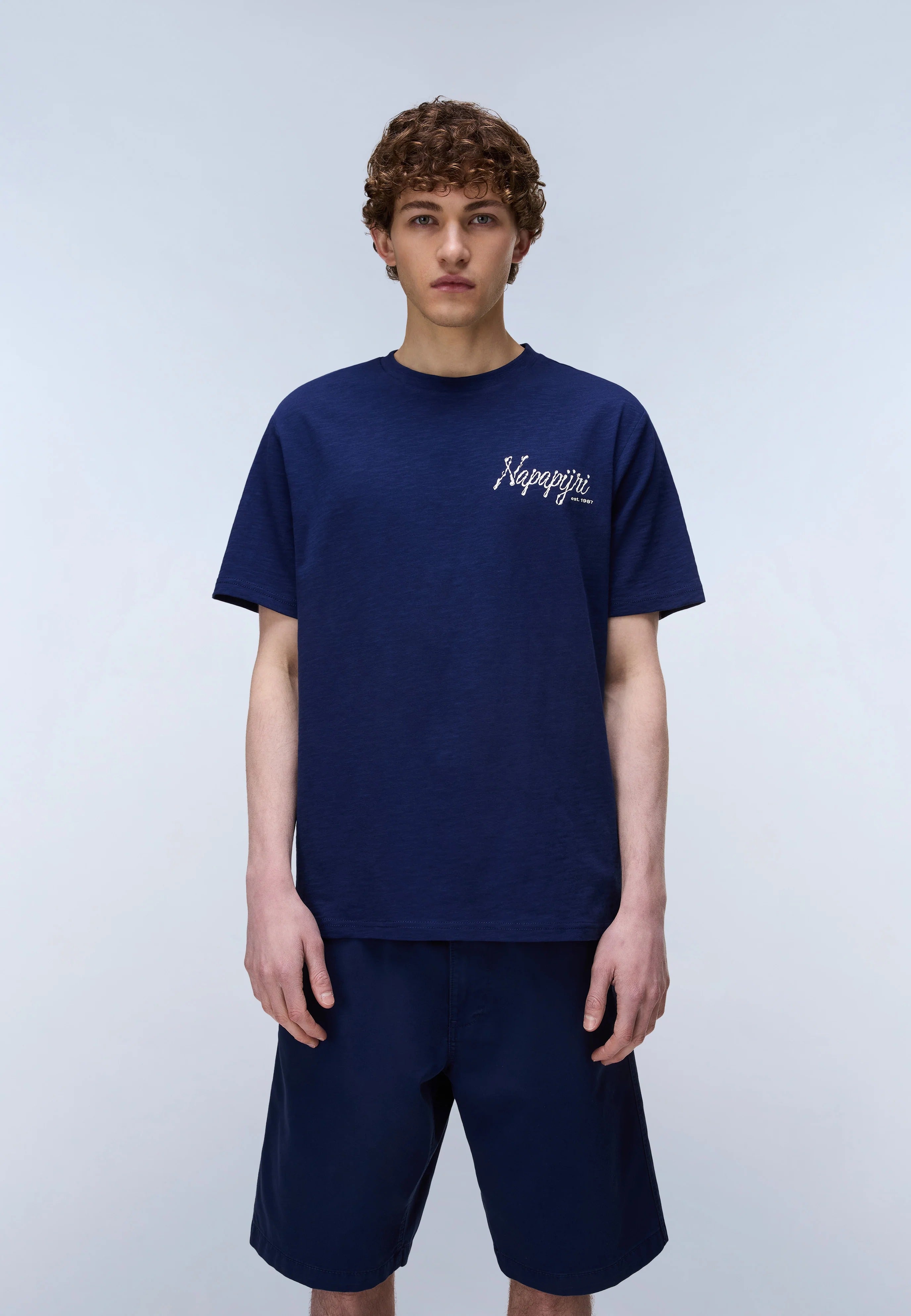 T-Shirt S-ELIOR SS in Naval Acade T-Shirts Napapijri