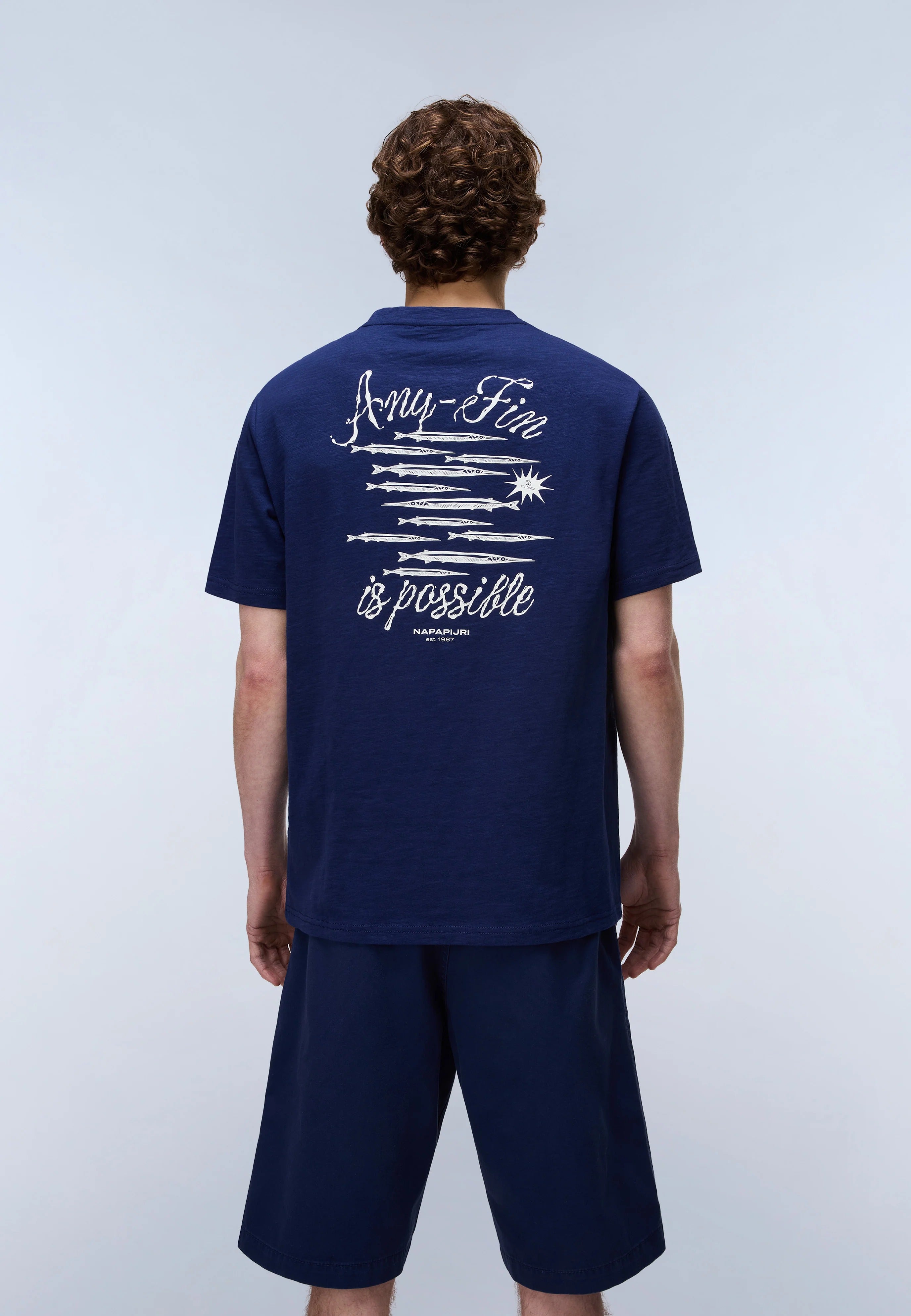 T-Shirt S-ELIOR SS in Naval Acade T-Shirts Napapijri