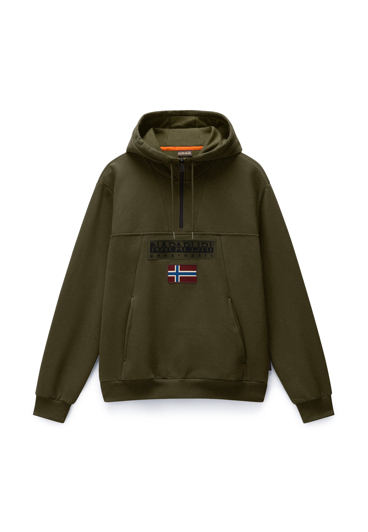 Kapuzenpullover BURGEE HZH 2.0 in Olive Night G1F Kapuzenpullover Napapijri