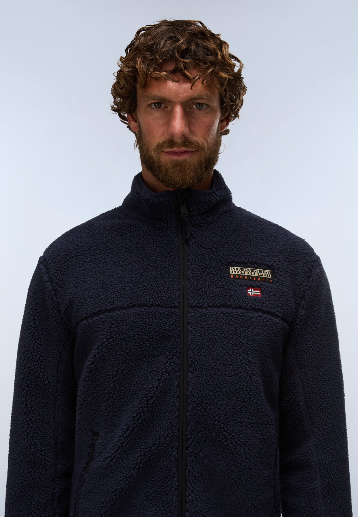 Sherpajacke T-TYNIK FZ in Blu Marine Jacken Napapijri