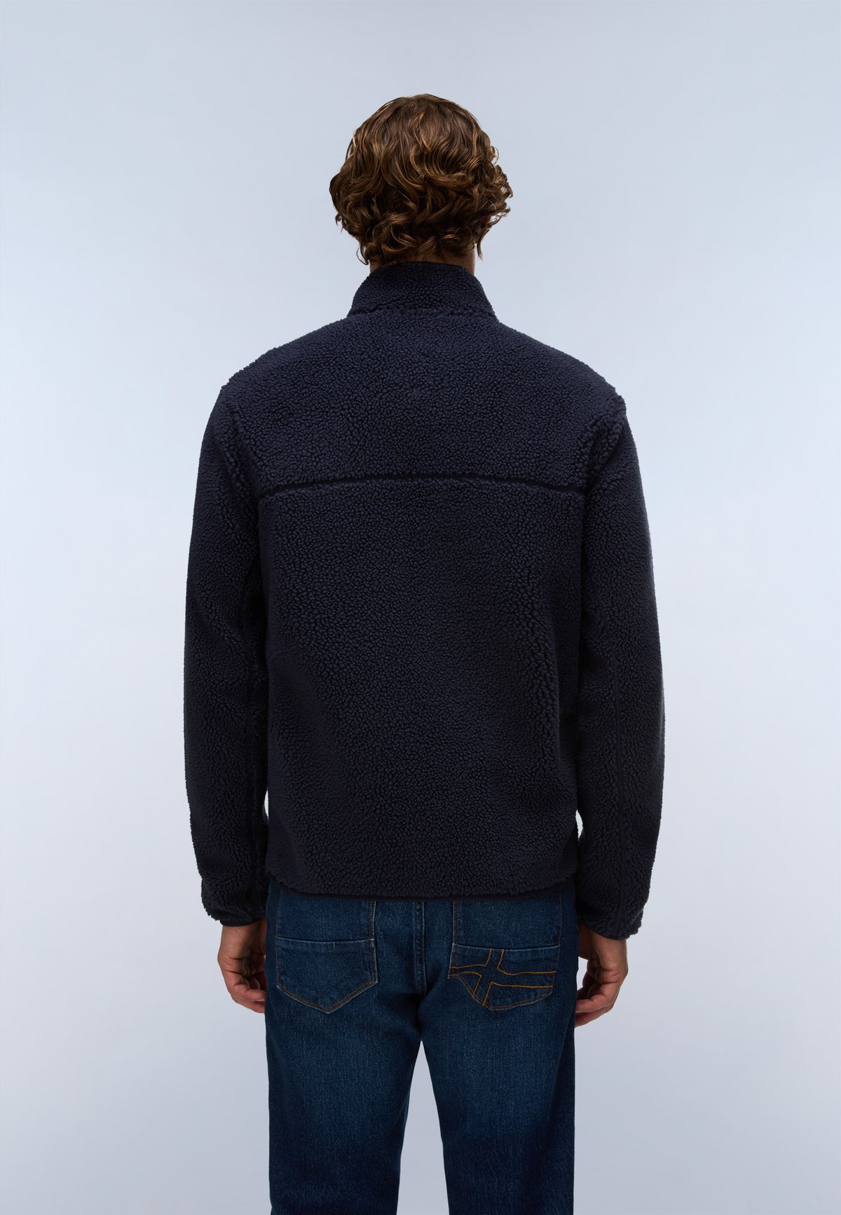 Sherpajacke T-TYNIK FZ in Blu Marine Jacken Napapijri