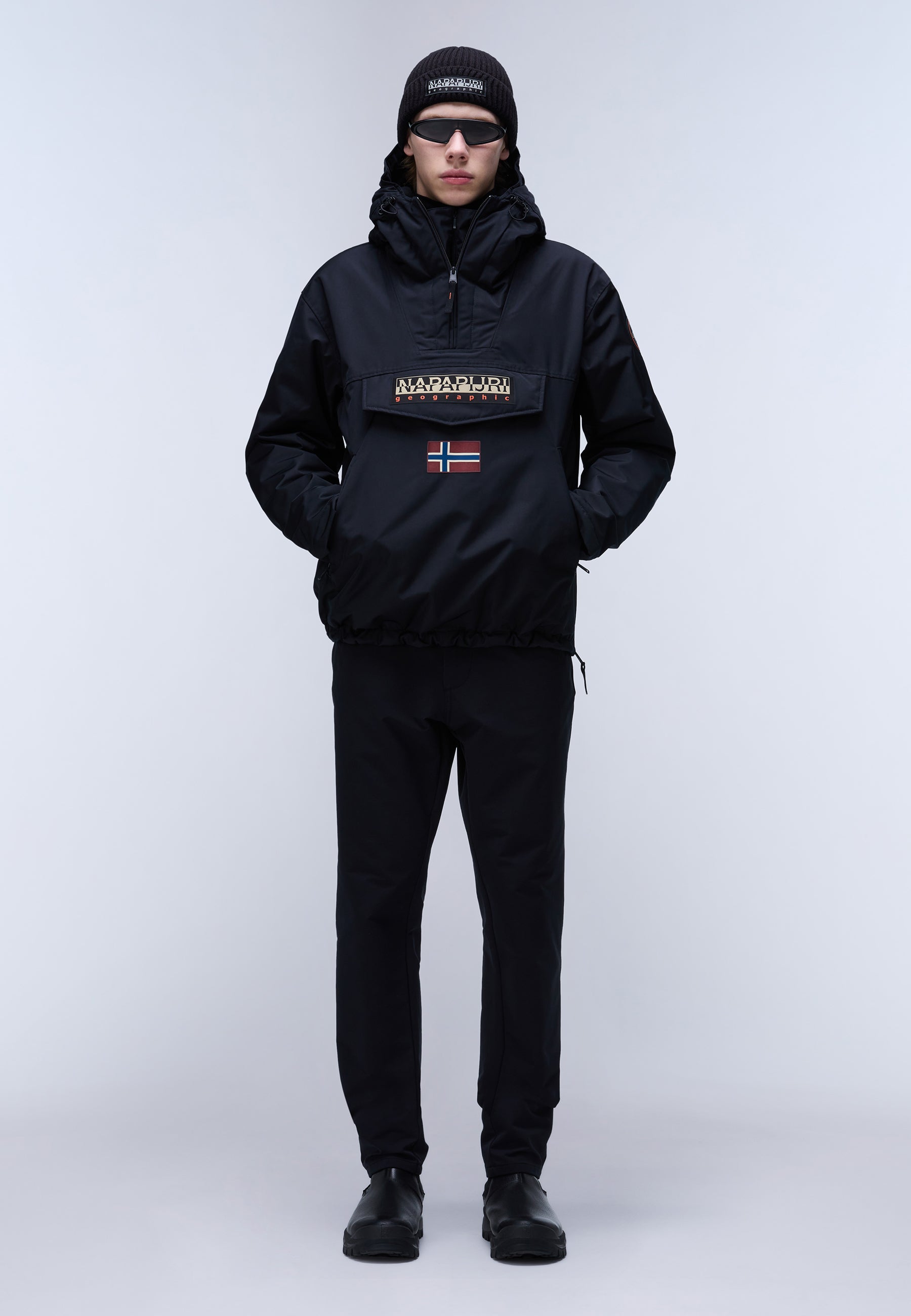 Anorakjacke RAINFOREST NEXT in Black Beauty Jacken Napapijri