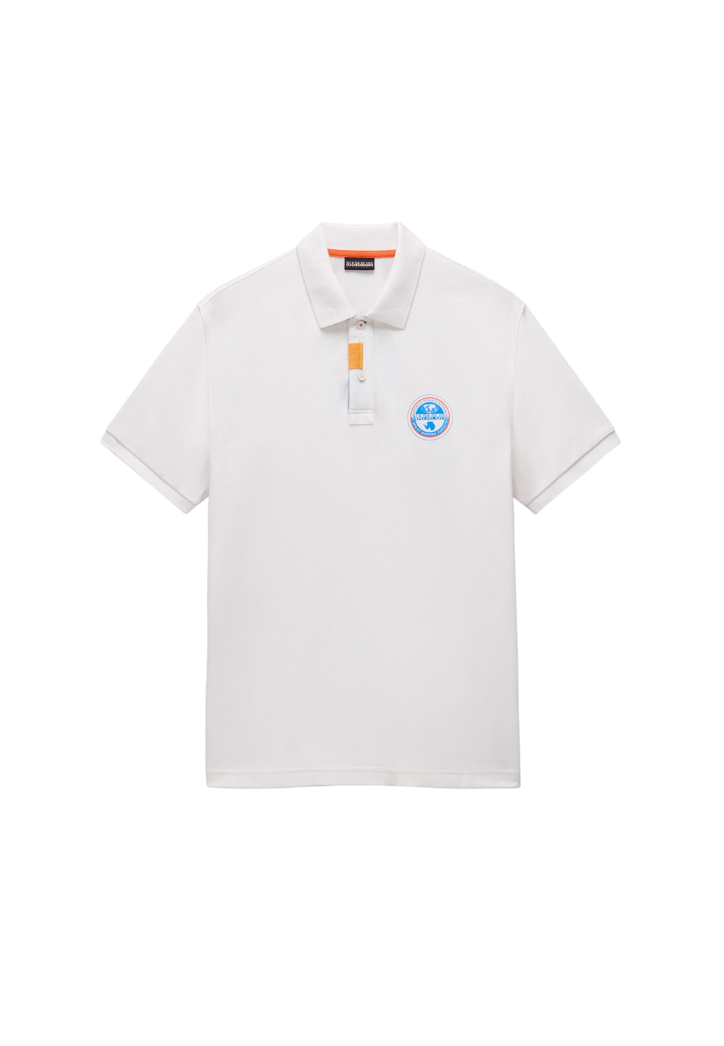 Polo E-CLANIS SS in White Whisper T-Shirts Napapijri
