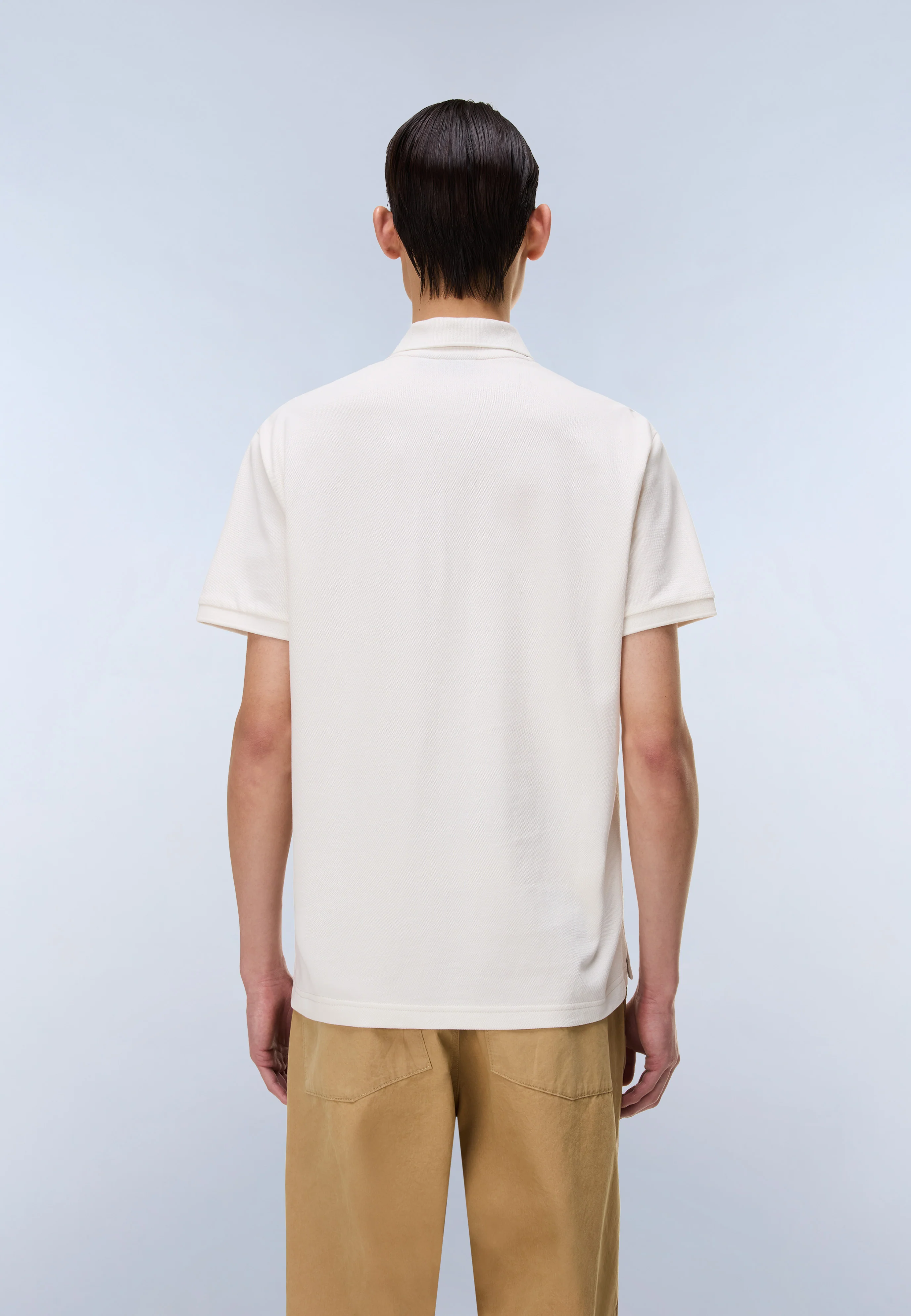 Polo E-CLANIS SS in White Whisper T-Shirts Napapijri