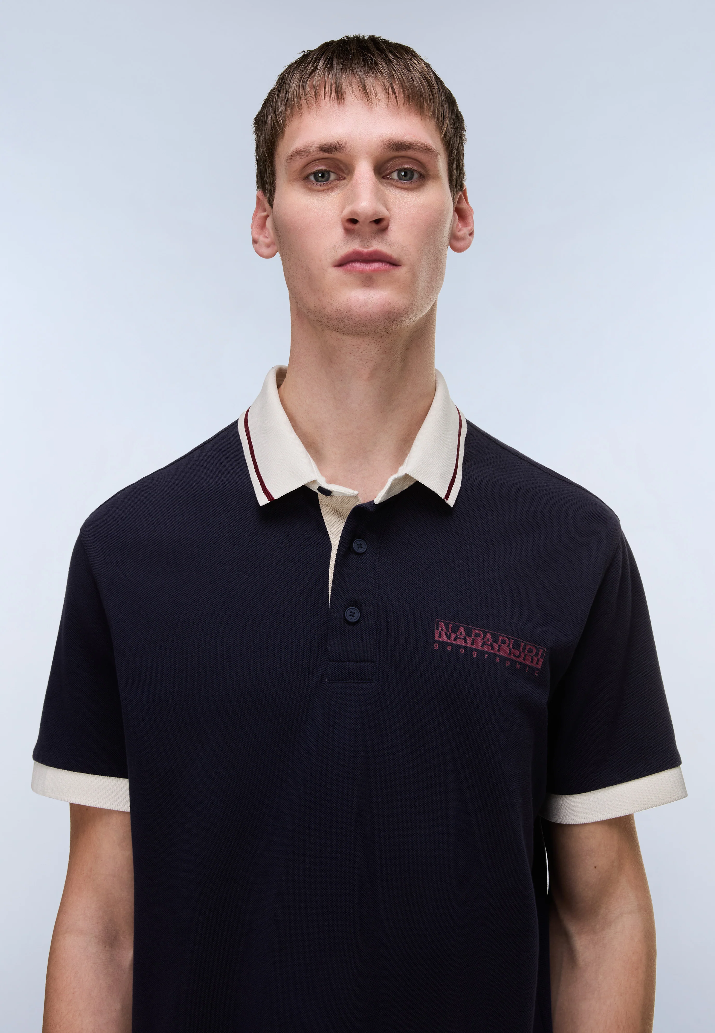 Polo E-ZERI SS in Blu Marine T-Shirts Napapijri