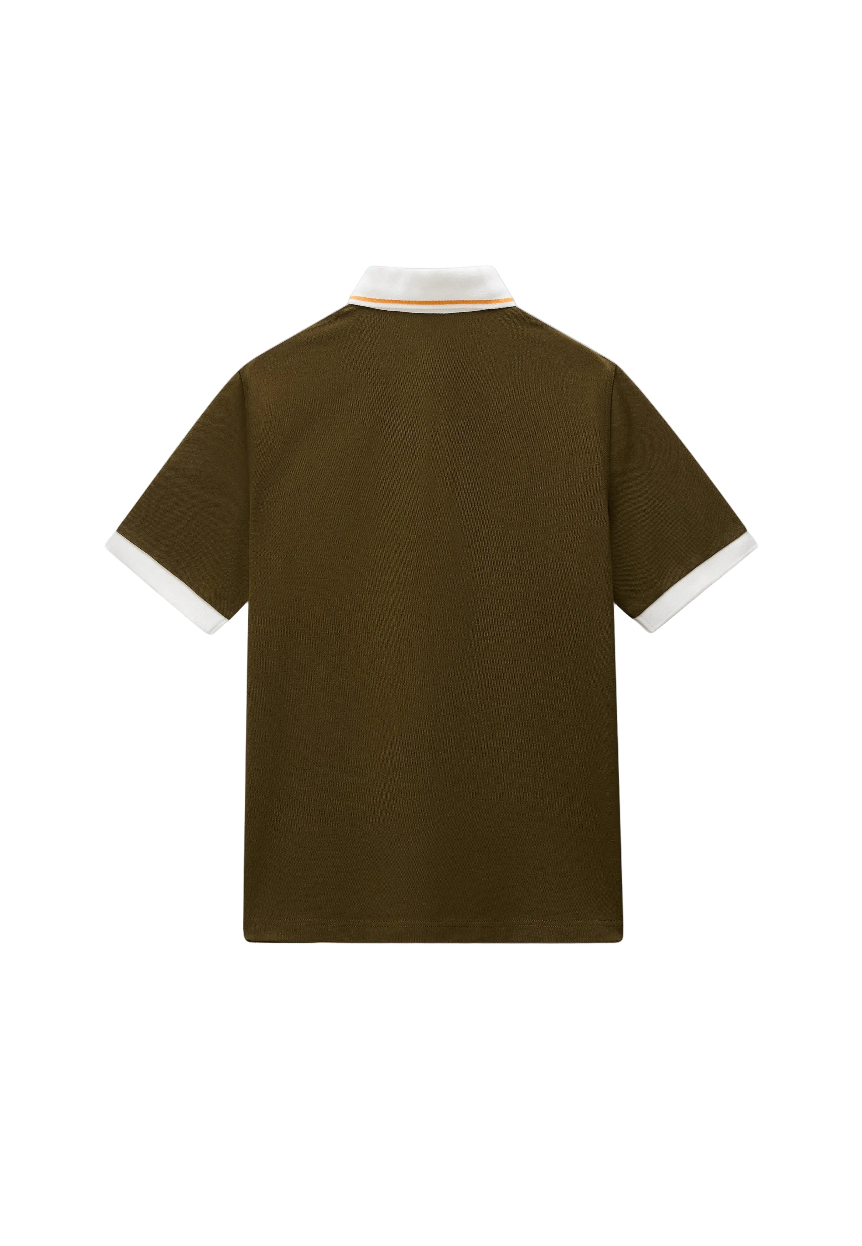 Polo E-ZERI SS in Dark Olive T-Shirts Napapijri