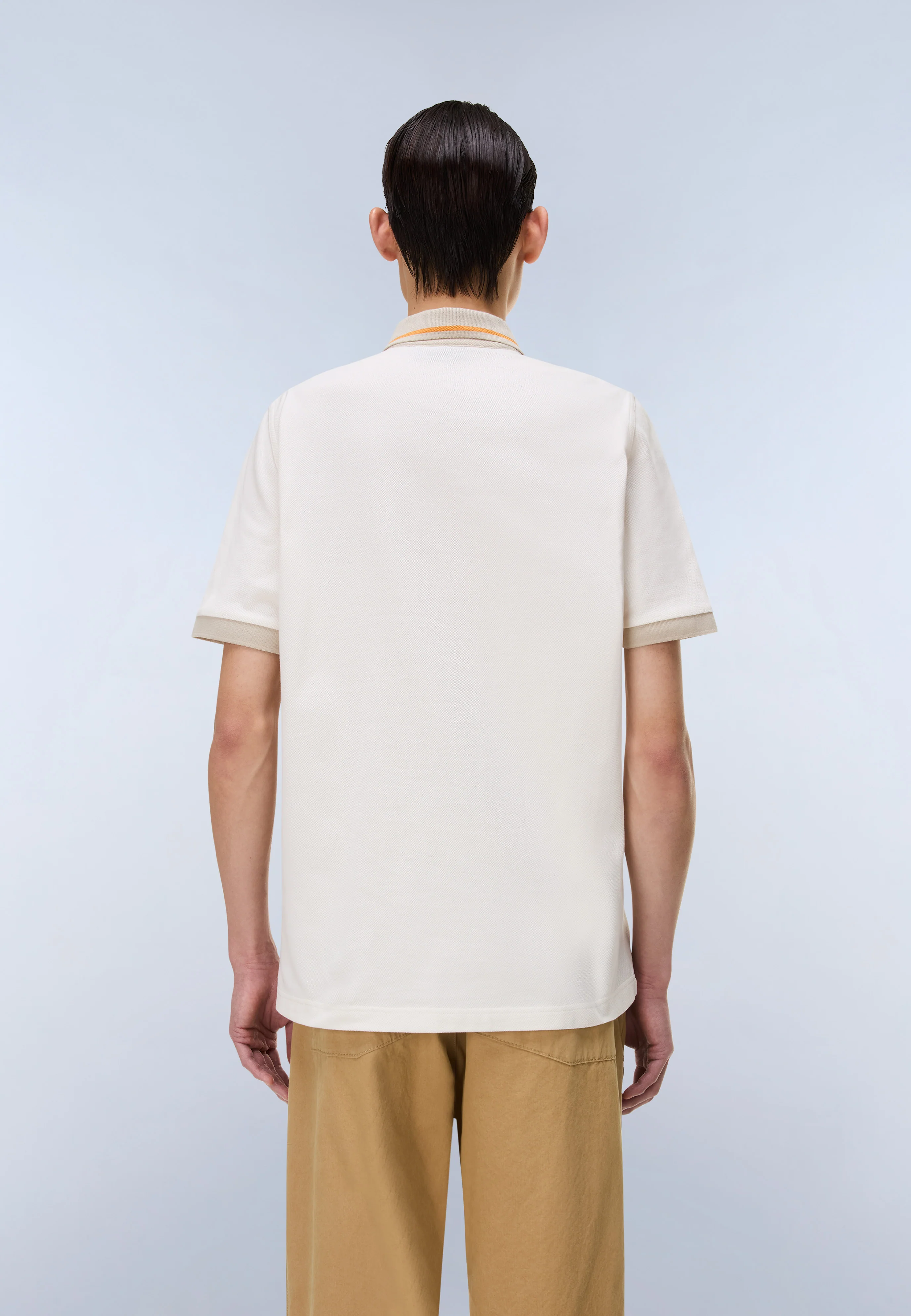 Polo E-ZERI SS in White Whisper T-Shirts Napapijri