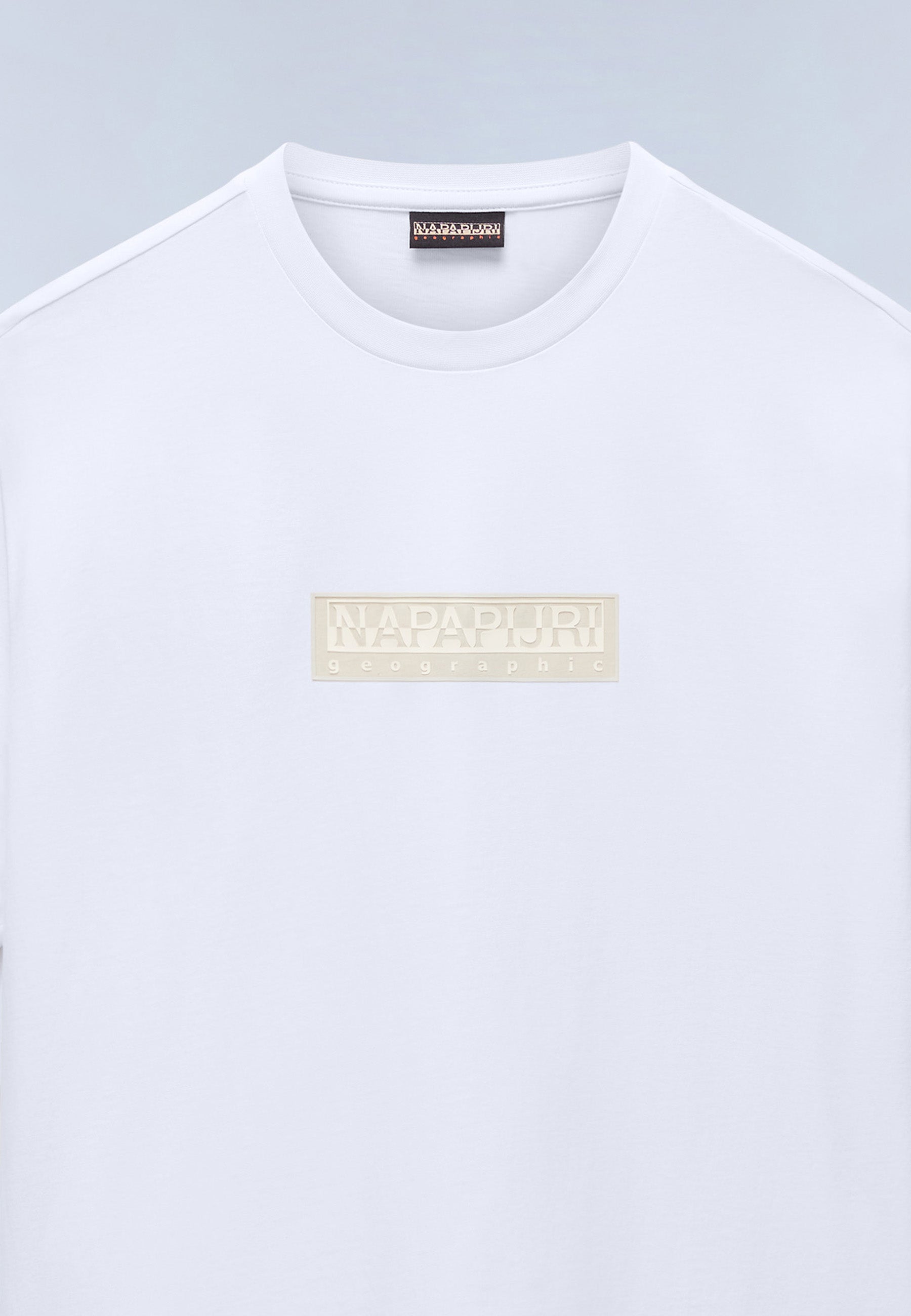 T-Shirt S-BOX LOGO SS 1 in Bright White 002 T-Shirts Napapijri