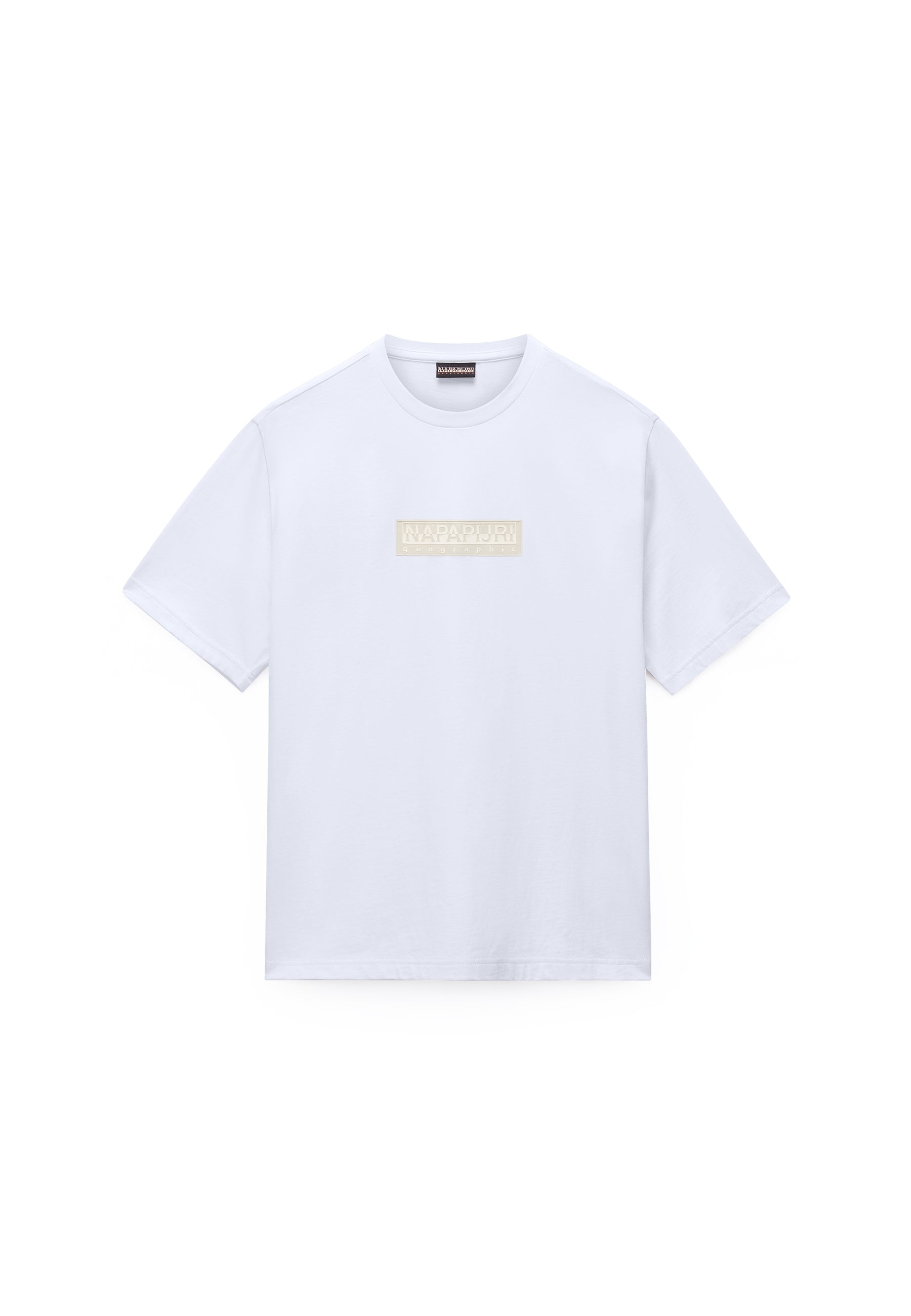 T-Shirt S-BOX LOGO SS 1 in Bright White 002 T-Shirts Napapijri
