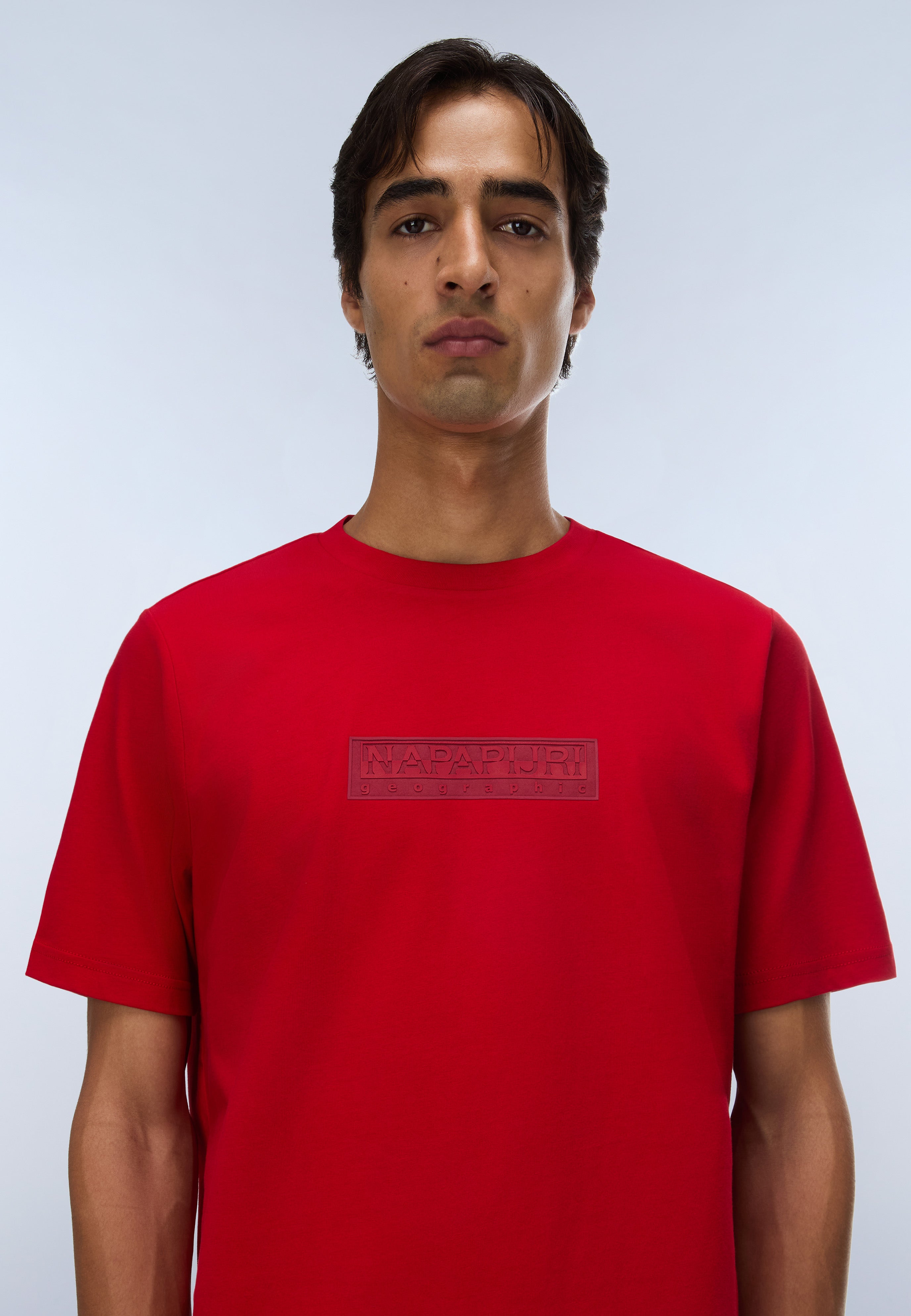 T-Shirt S-BOX LOGO SS 1 in Haute Red R1F T-Shirts Napapijri