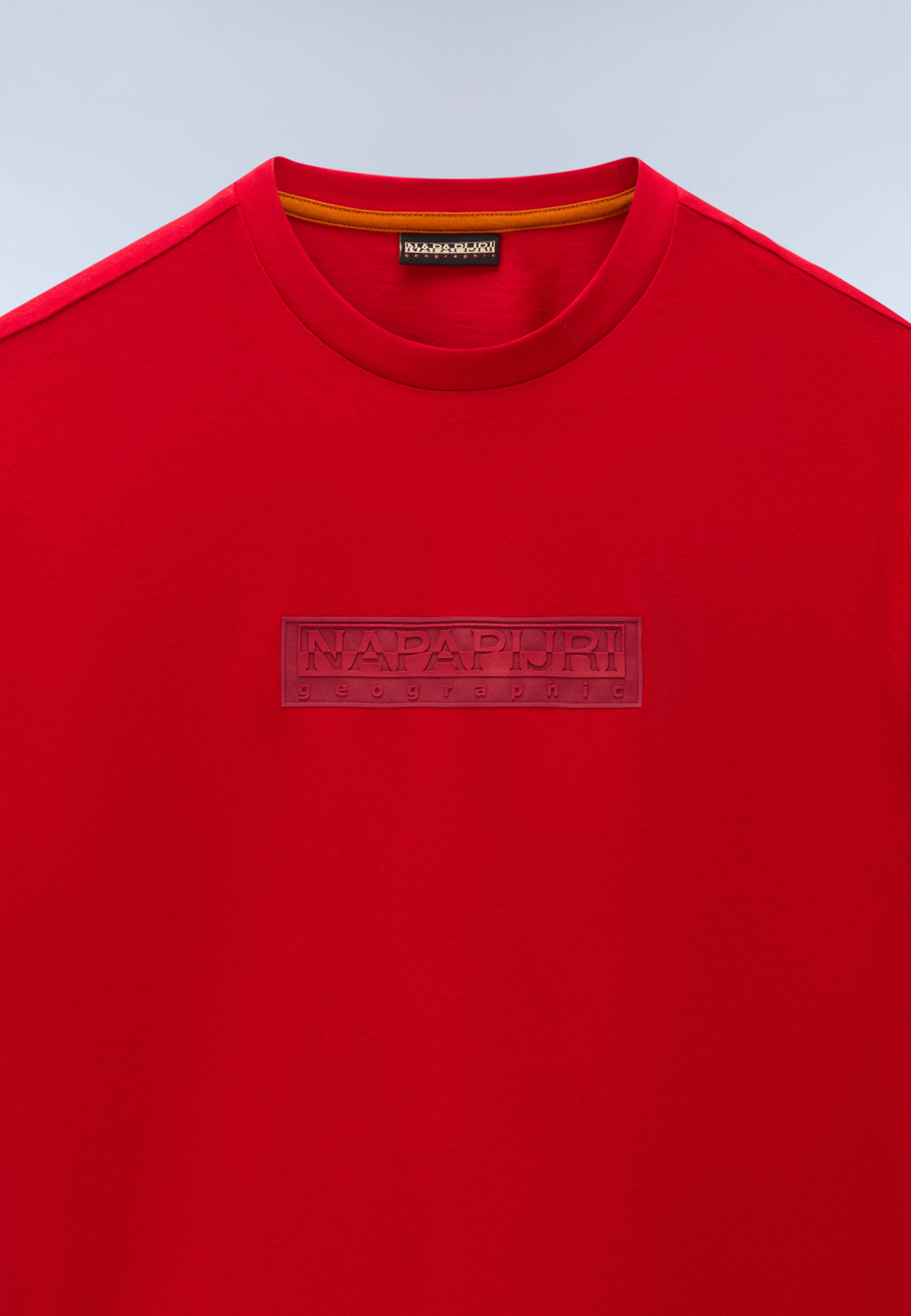 T-Shirt S-BOX LOGO SS 1 in Haute Red R1F T-Shirts Napapijri