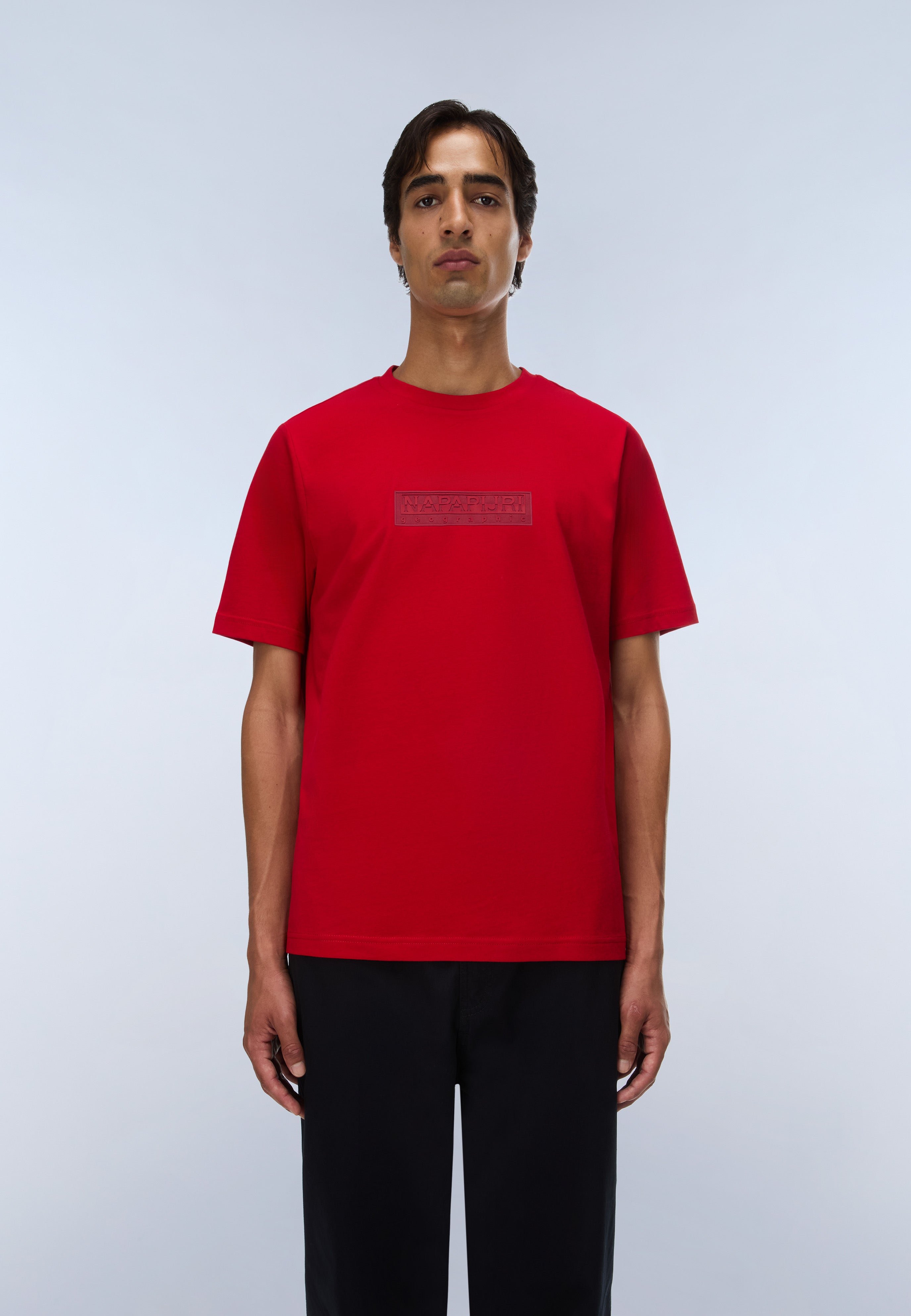 T-Shirt S-BOX LOGO SS 1 in Haute Red R1F T-Shirts Napapijri
