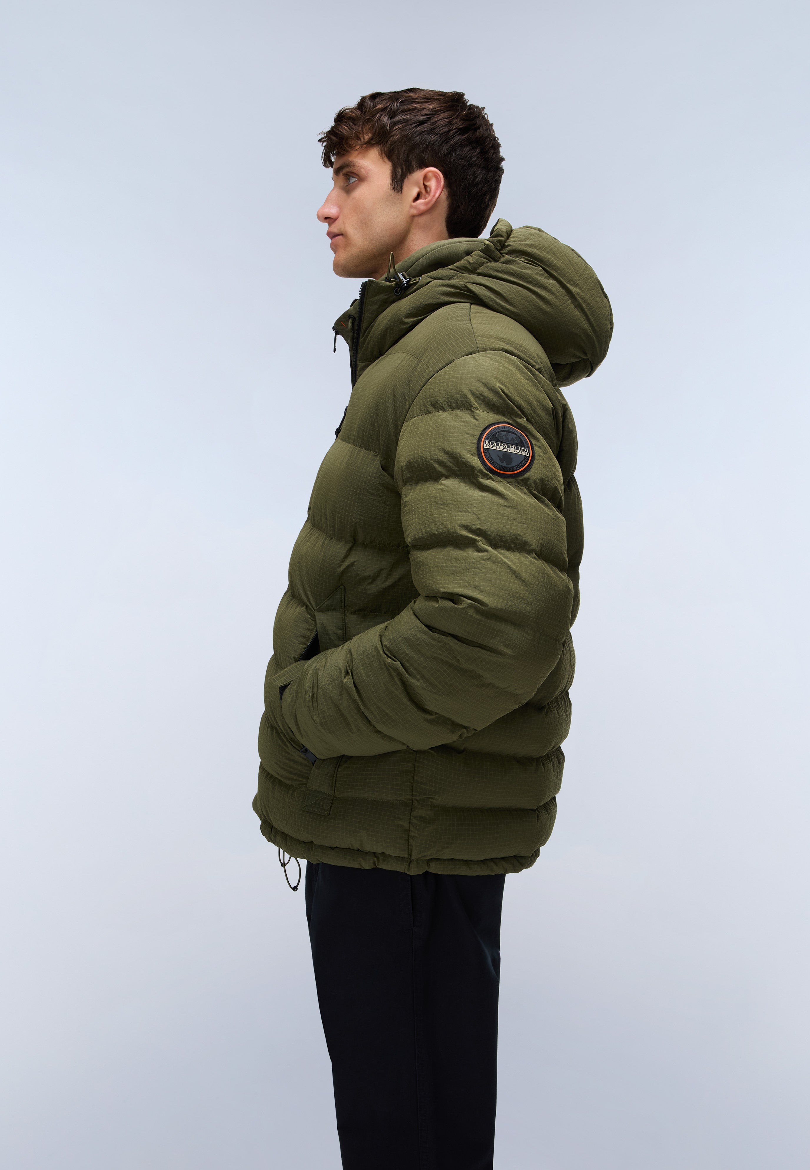 Steppjacke A-TEREZ in Olive Night G1F Jacken Napapijri
