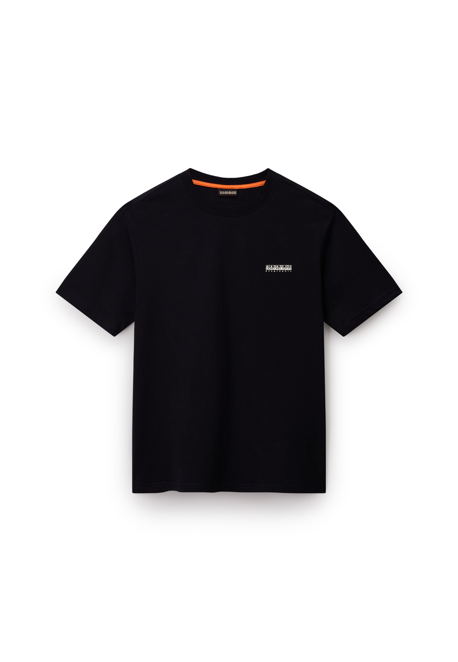 T-Shirt S-SMALL BOX SS in Black Beauty T-Shirts Napapijri